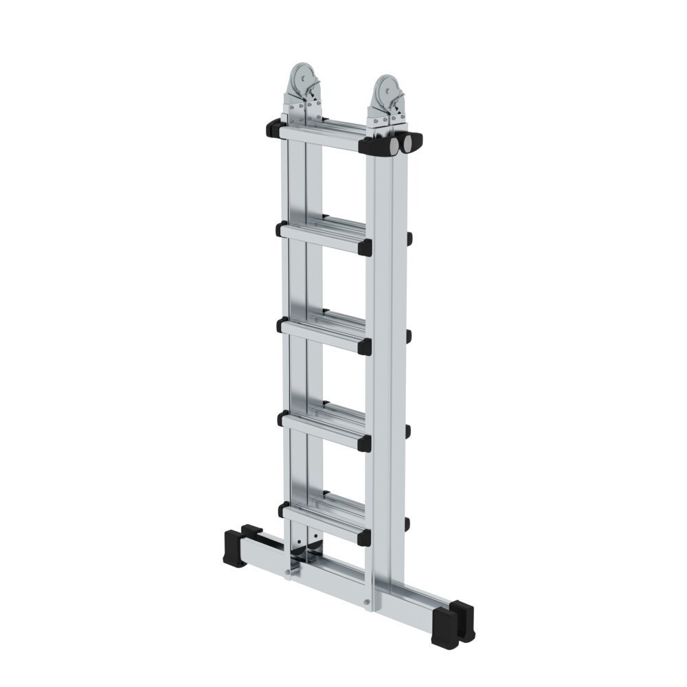 MUNK Teleskopleiter 4-teilig mit Traverse Produktbild img2 L