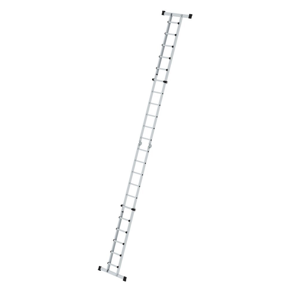 MUNK Teleskopleiter 4-teilig mit Traverse 4x6 Sprossen Produktbild img5 L