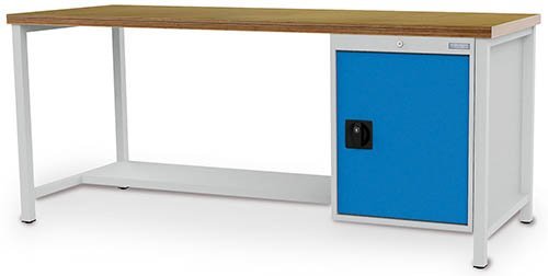 Kastenwerkbank, Tiefe 750 mm, R 18-24, Anzahl Flügeltüren: 1 Maße in mm (BxTxH): 2000 x 750 x 959 Produktbild img1 L