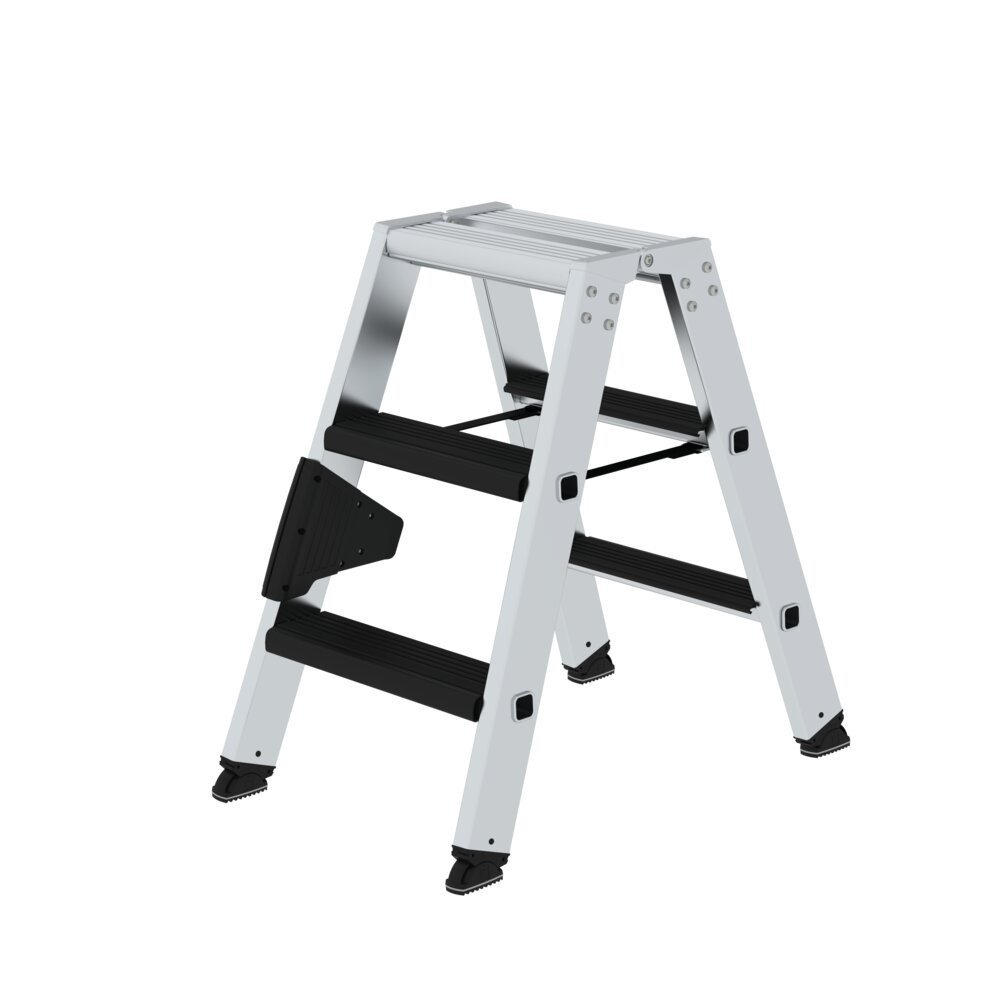 Stufen-Stehleiter beidseitig begehbar mit clip-step relax 2x3 Stufen Produktbild img1 L