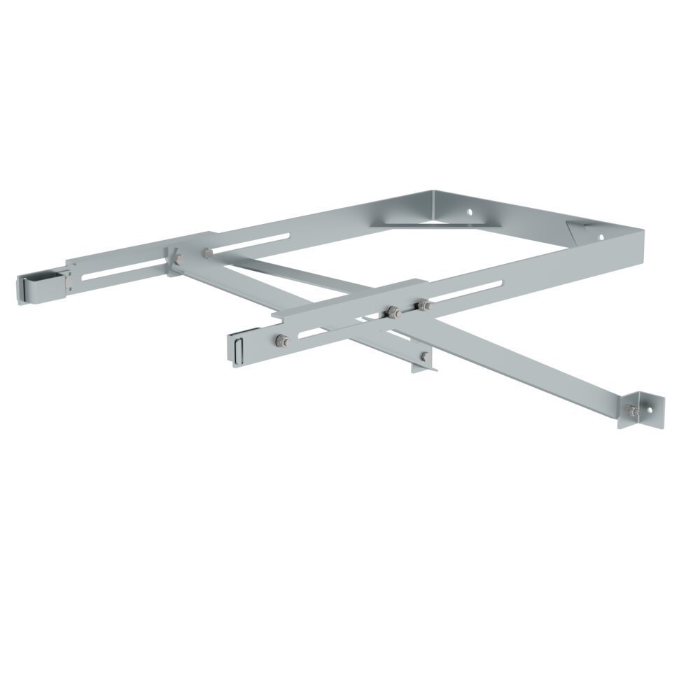 Wandhalter U-Bügel, verstellbar 750-950mm, Stahl verzinkt Produktbild img1 L