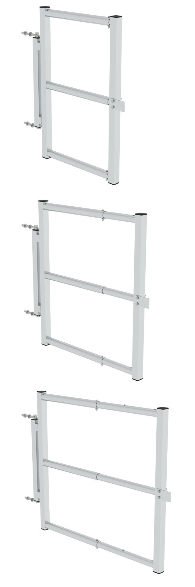MUNK Sicherungstüre teleskopierbar für Plattformbreite 600 mm / 800 mm / 1000 mm Produktbild img1 L