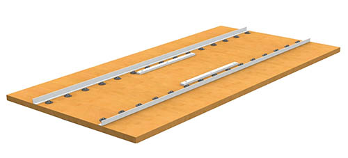 Arbeitsplatte Buche Multiplex inkl. Kugelleiste workline Produktbild img1 L