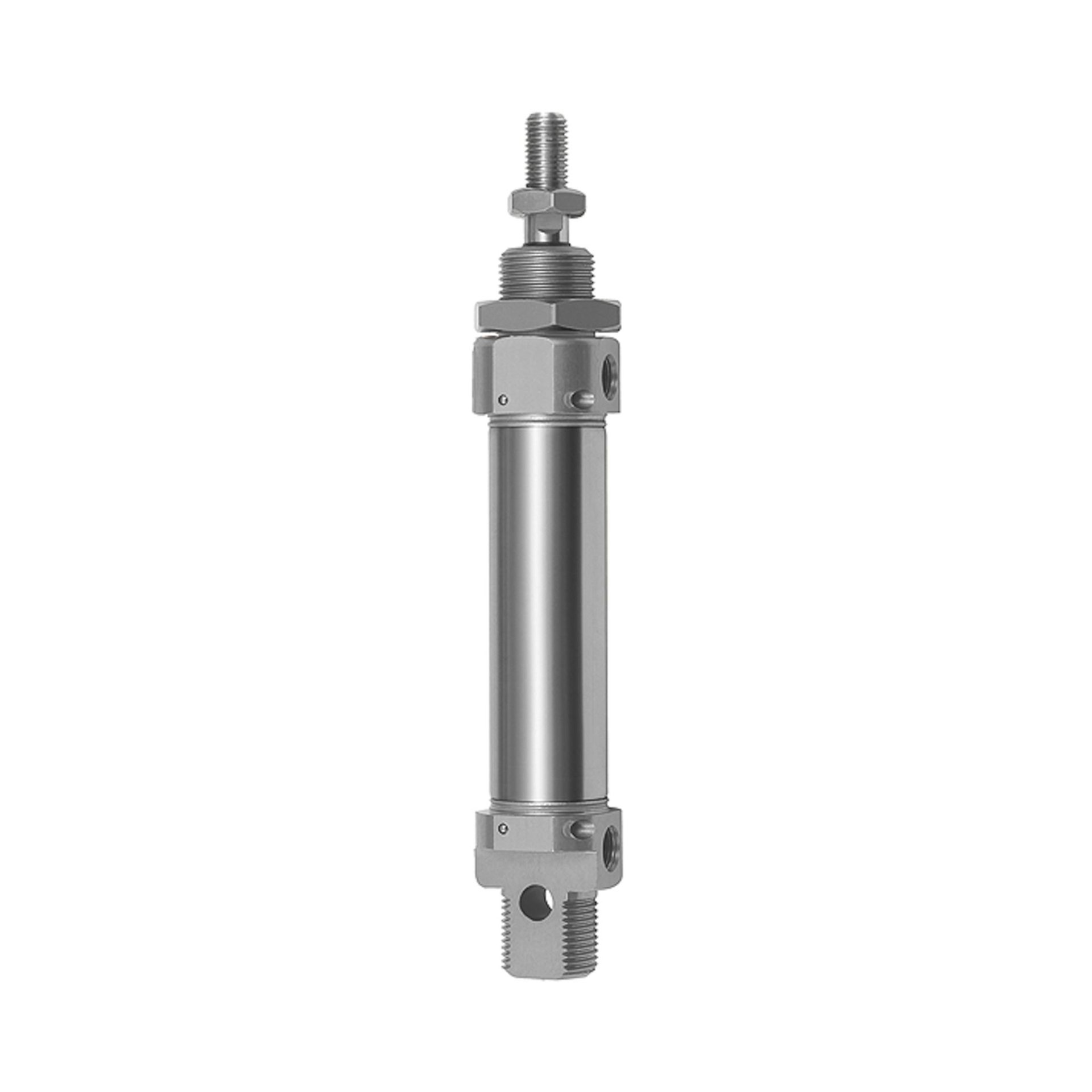 RIEGLER Rundzylinder, doppeltwirkend, Magnet, Kolben-Ø 25, Hub 125, G 1/8 Produktbild img1 L