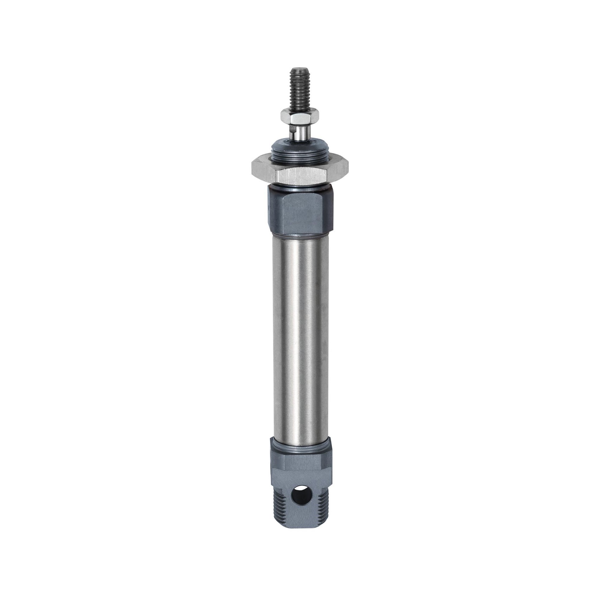 RIEGLER Rundzylinder, einfachwirkend, Magnet, Kolben-Ø 8, Hub 10, M5 Produktbild img1 L