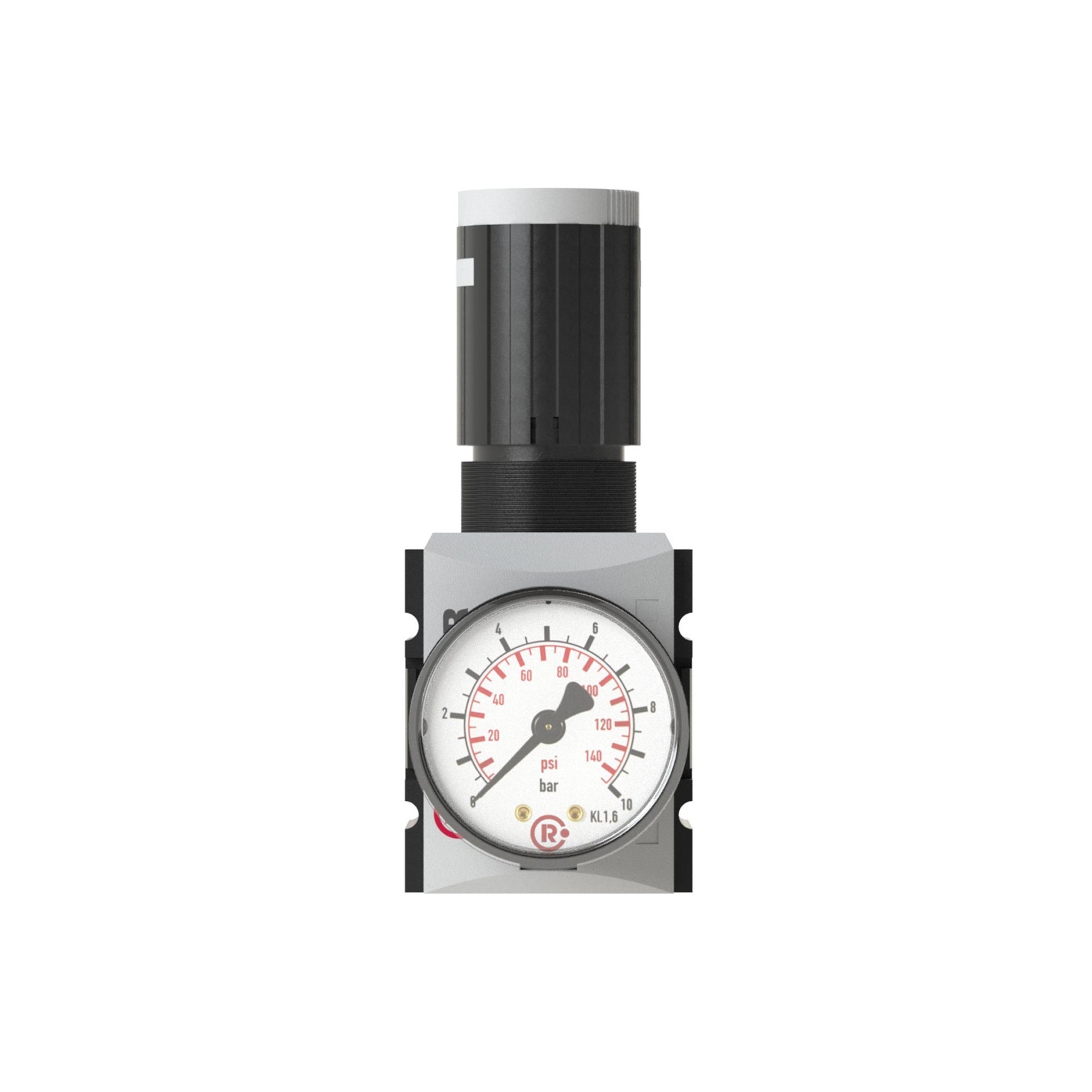 RIEGLER Druckregler »FUTURA«, inkl. Manometer, BG 1, G 3/8, 0,5 - 16 bar Produktbild img5 L