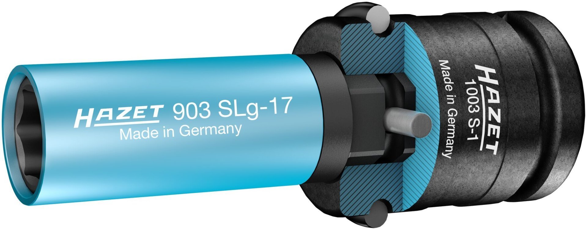 HAZET Schlag-, Maschinenschrauber Adapter 1003S-1 ∙ 3/4 Zoll (20 mm) Vierkant hohl ∙ Innen Sechskant Profil ∙ Länge: 54 mm Produktbild img6 L