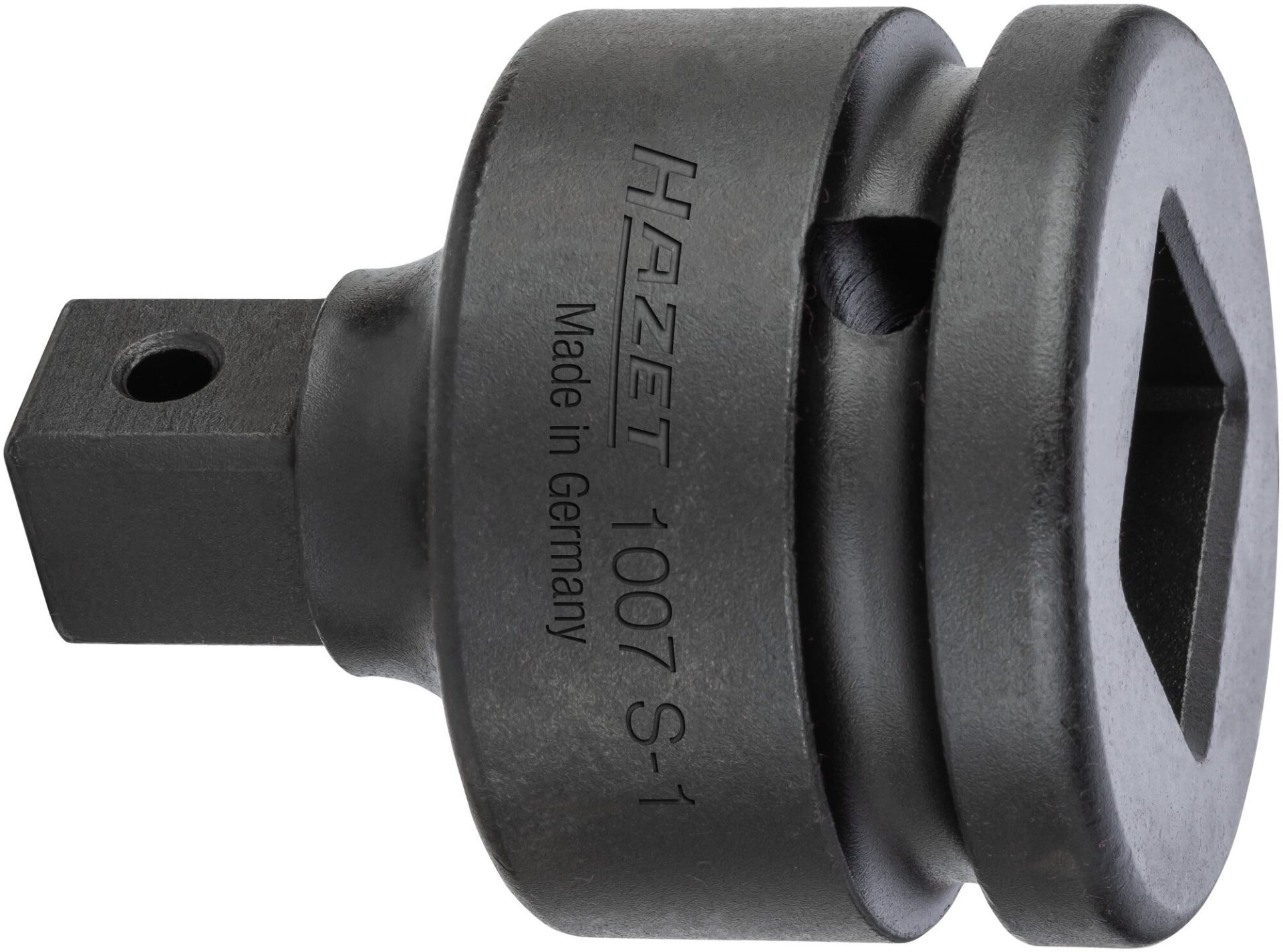 HAZET Reduzierstück 1007S-1 ∙ 3/4 Zoll (20 mm) Vierkant hohl ∙ 1/2 Zoll (12,5 mm) Vierkant massiv ∙ Länge: 56 mm Produktbild img1 L