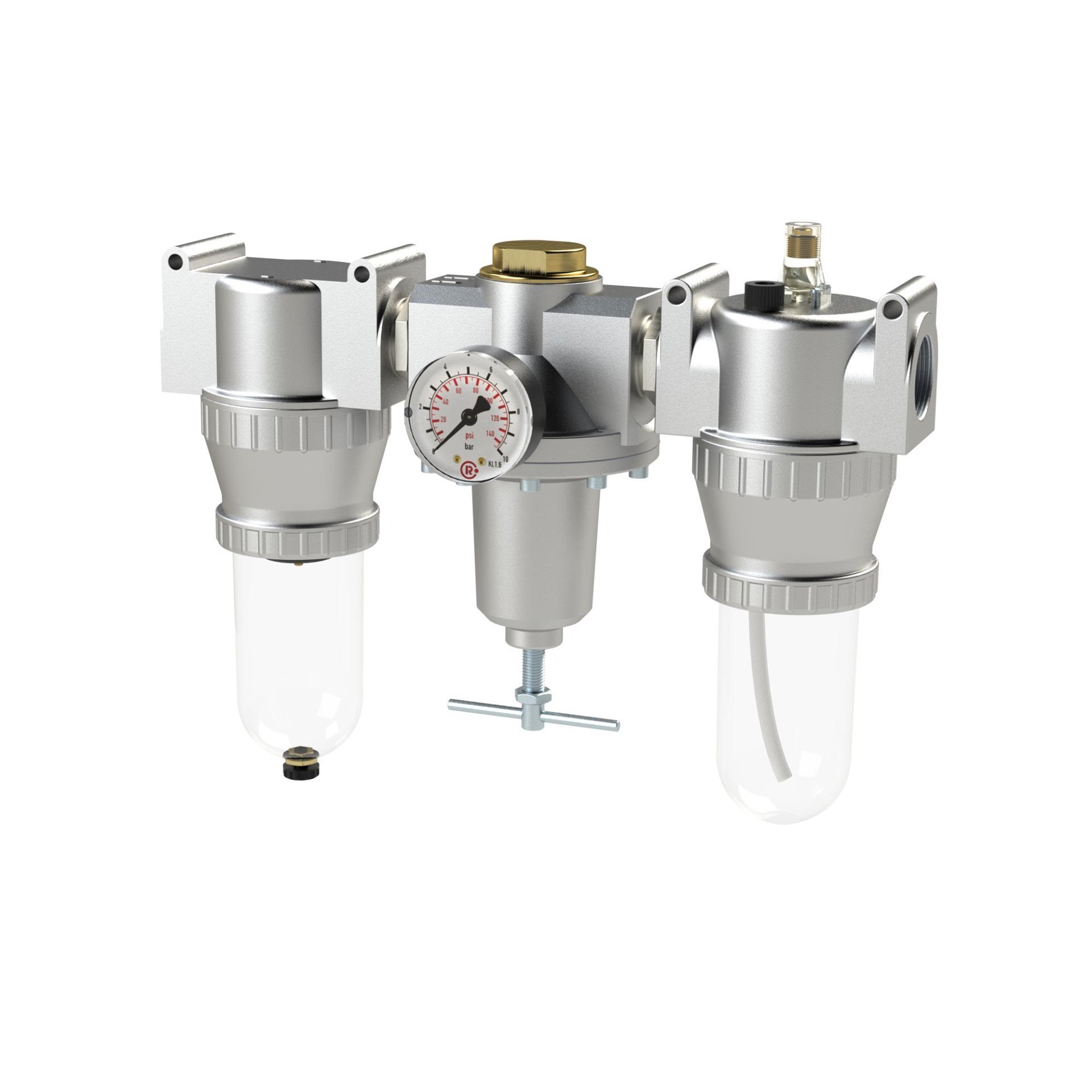 Wartungseinheit 3-tlg. »Standard«, mit PC-Behälter, BG 4, G 1 1/2 Produktbild img1 L