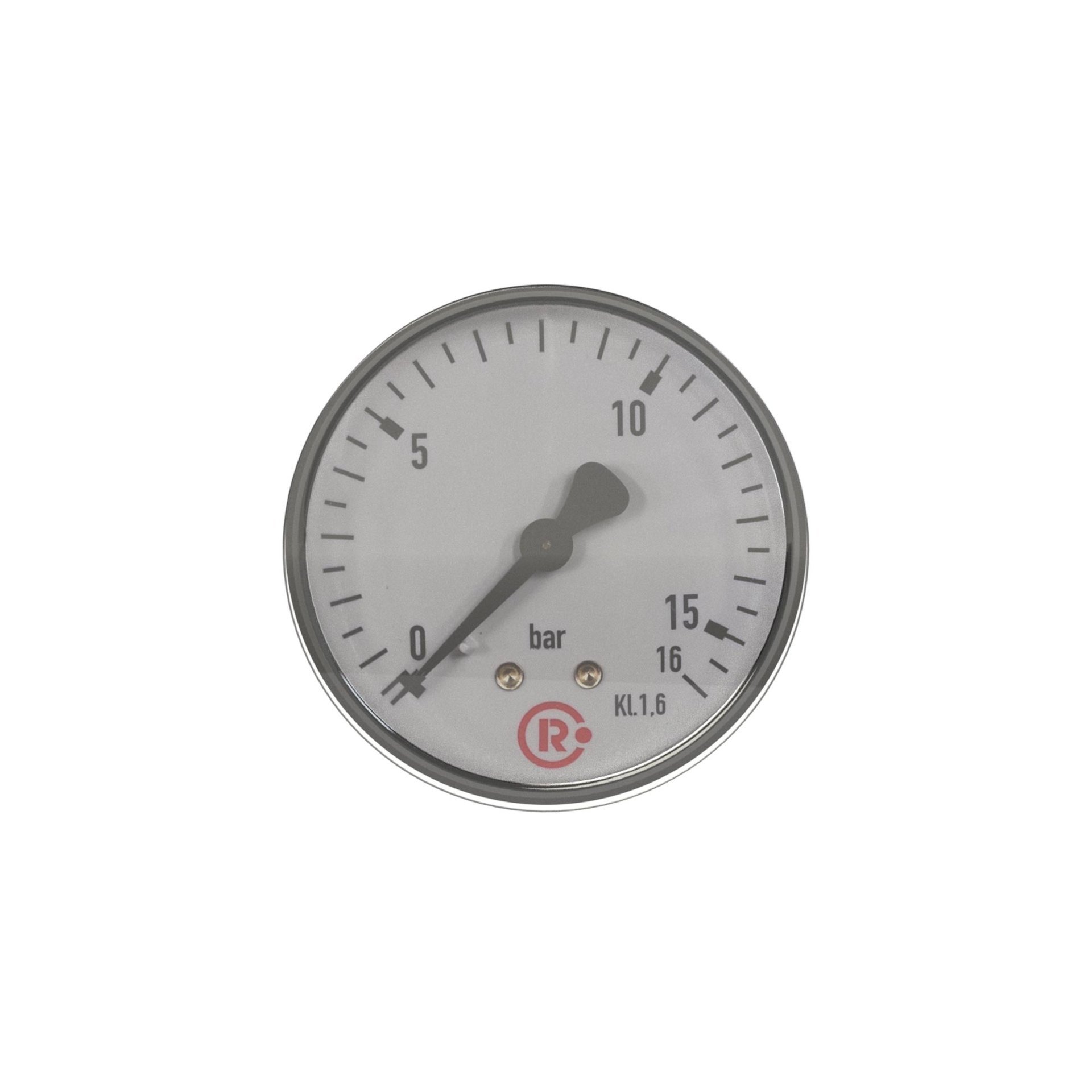 RIEGLER Standardmanometer,  KS-G., G 1/4 hinten zentrisch, 0 - 315,0 bar, Ø 63 Produktbild img3 L