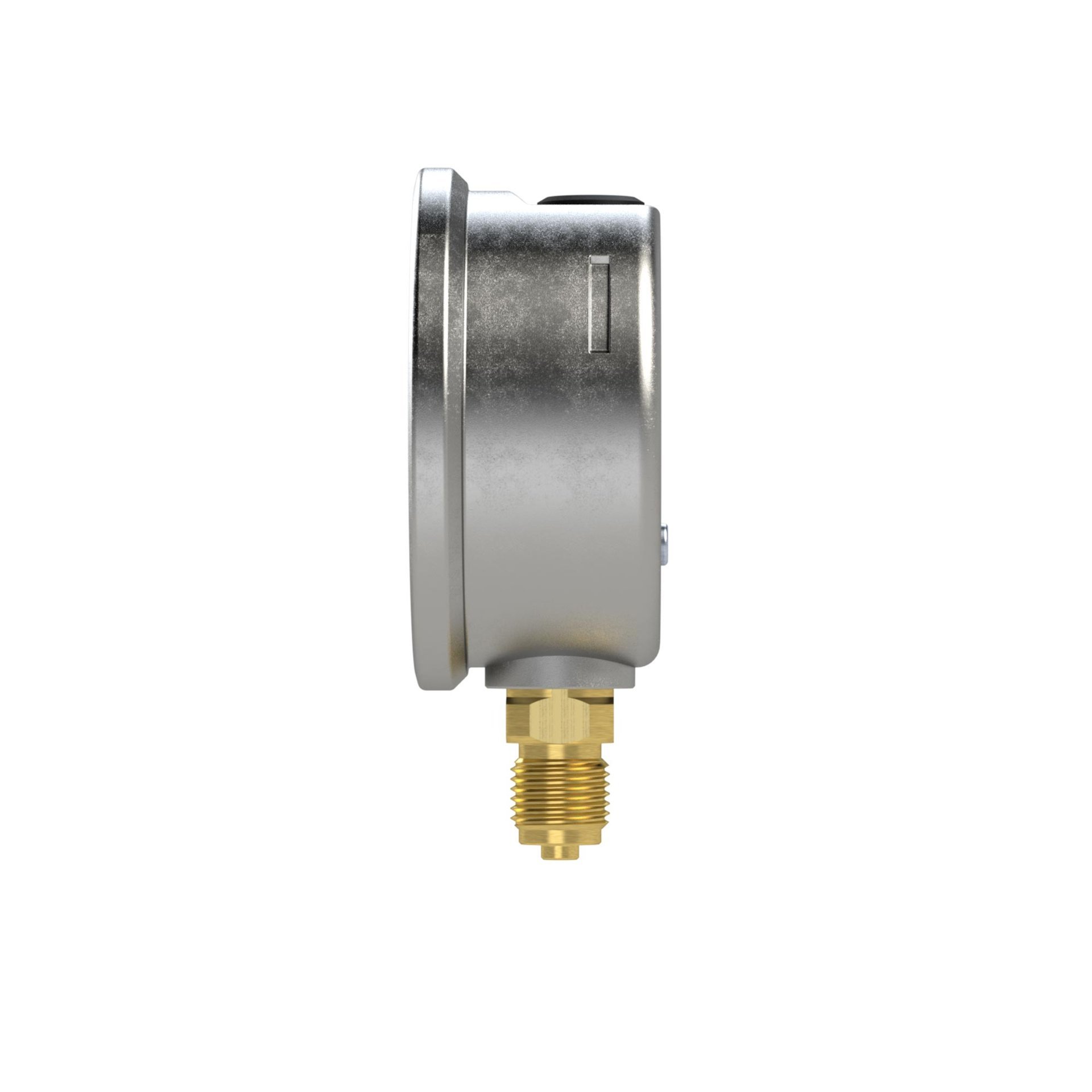 RIEGLER Glyzerinmanometer, CrNi-Stahl, G 1/4 unten, 0 - 25,0 bar, Ø 63 Produktbild img4 L