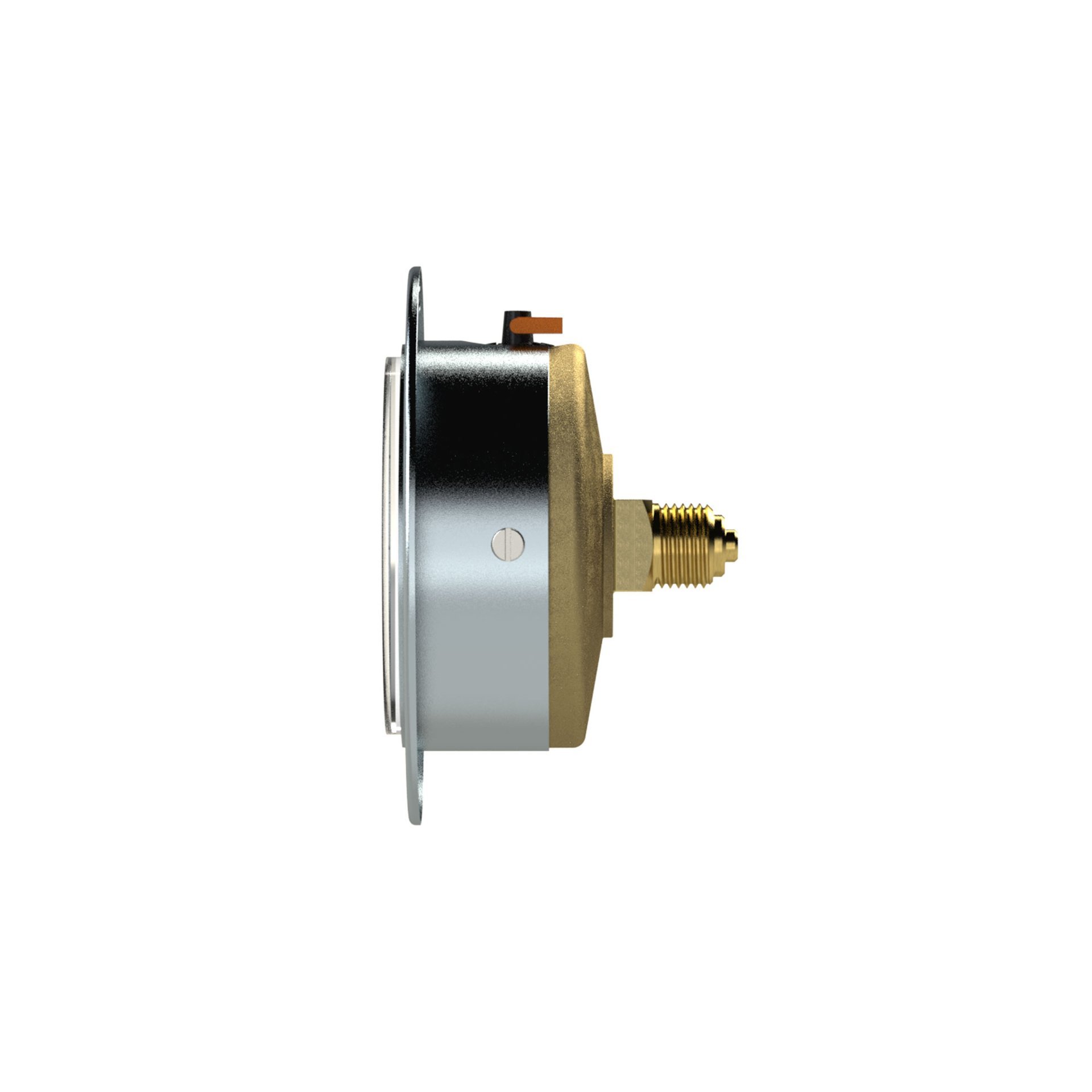 RIEGLER Glyzerinmano, Frontring, G 1/2 hinten exzentr., 0-16,0 bar, Ø 100 Produktbild img4 L