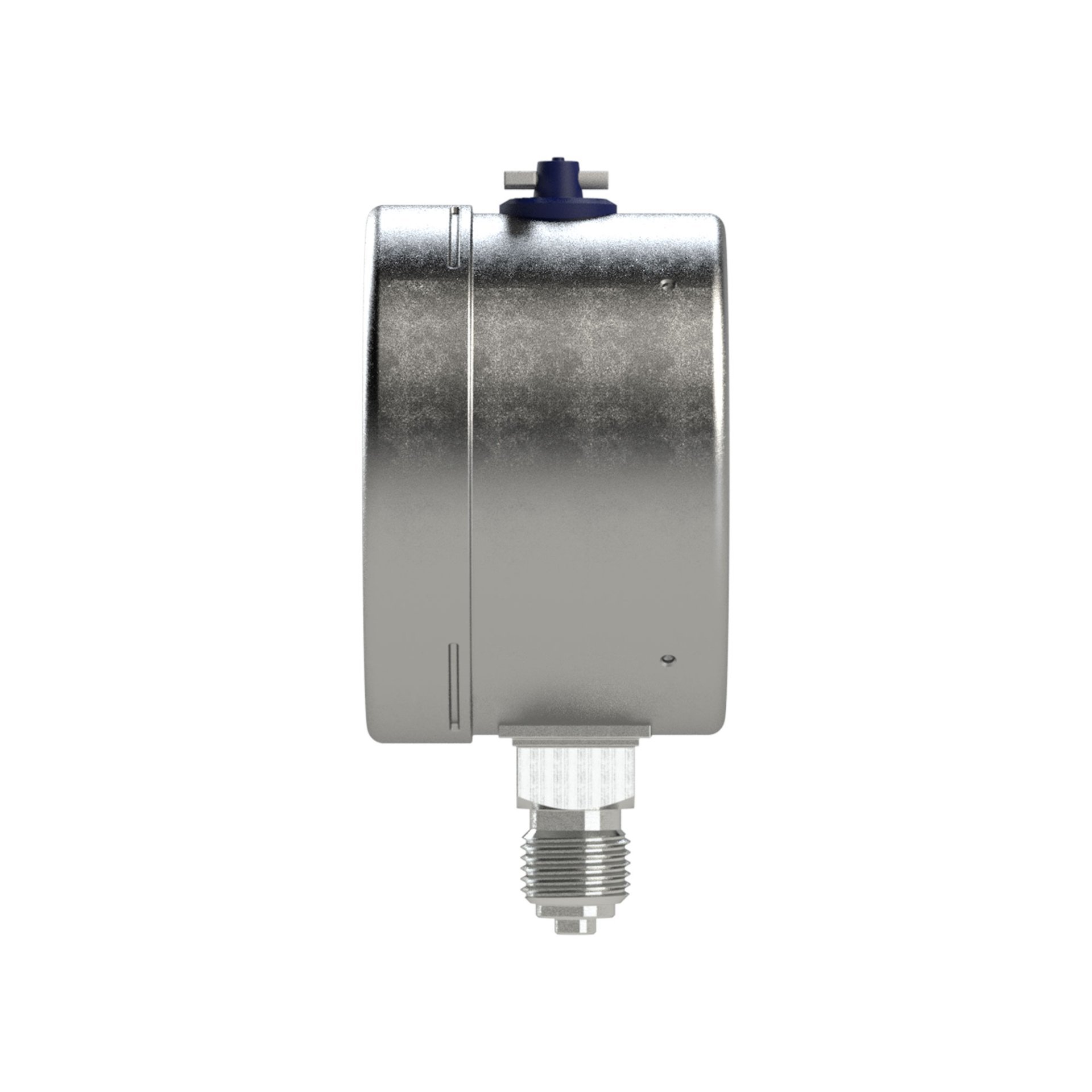 RIEGLER Mano, CrNi-Stahl, Sicherh., G 1/2 radial unten, 0-100,0 bar, Ø100 Produktbild img4 L