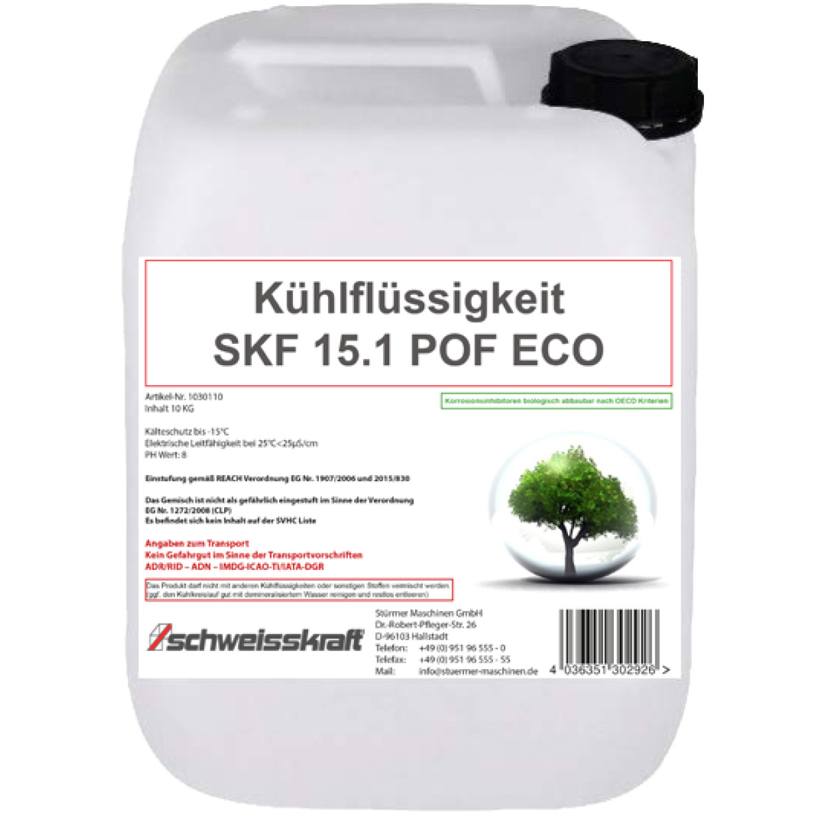 Schweisskraft Kühlflüssigkeit SKF 15 / 10 l Produktbild img1 L