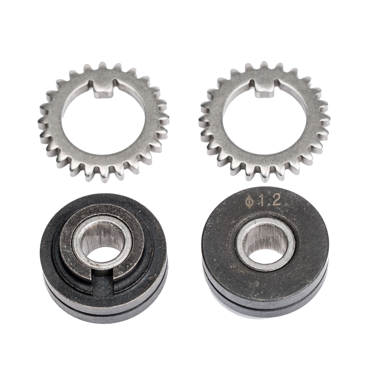 Schweisskraft Vorschubrollenpaar mit Zahnkranz für Massivdraht, 1,0 mm Produktbild img1 L
