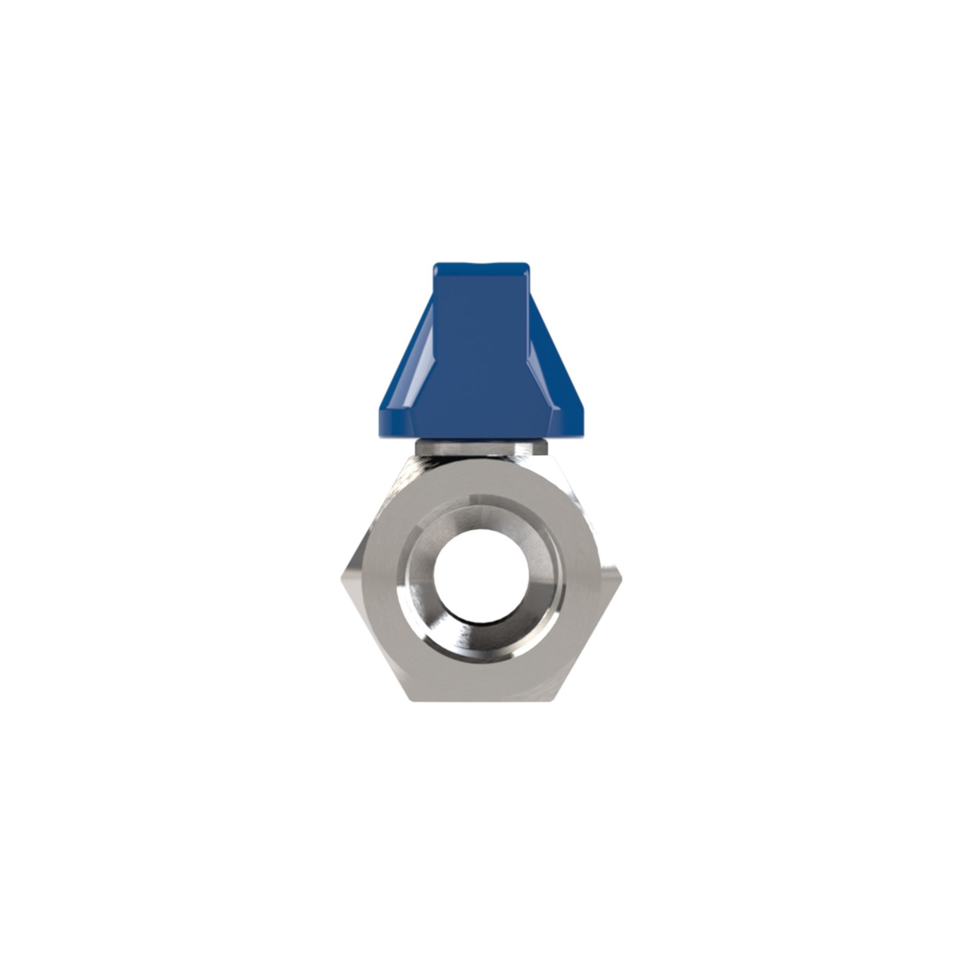 RIEGLER Mini-Kugelhahn, Edelstahl 1.4408 CF8M, IG/IG, G 3/8, DN 10 Produktbild img4 L