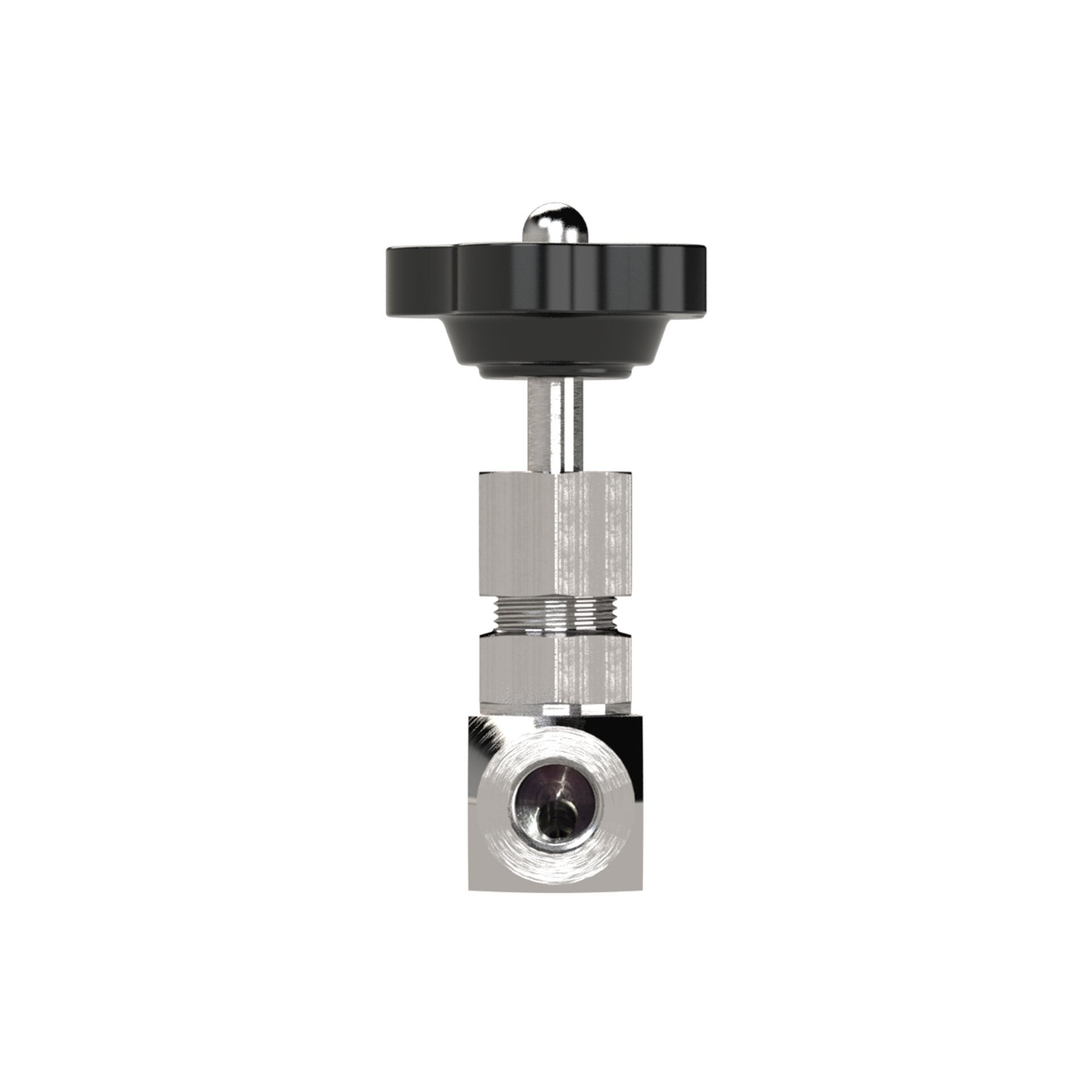 RIEGLER Nadelventil, Edelstahl 1.4571, G 1/2, DN 8, PN max. 400 bar Produktbild img4 L