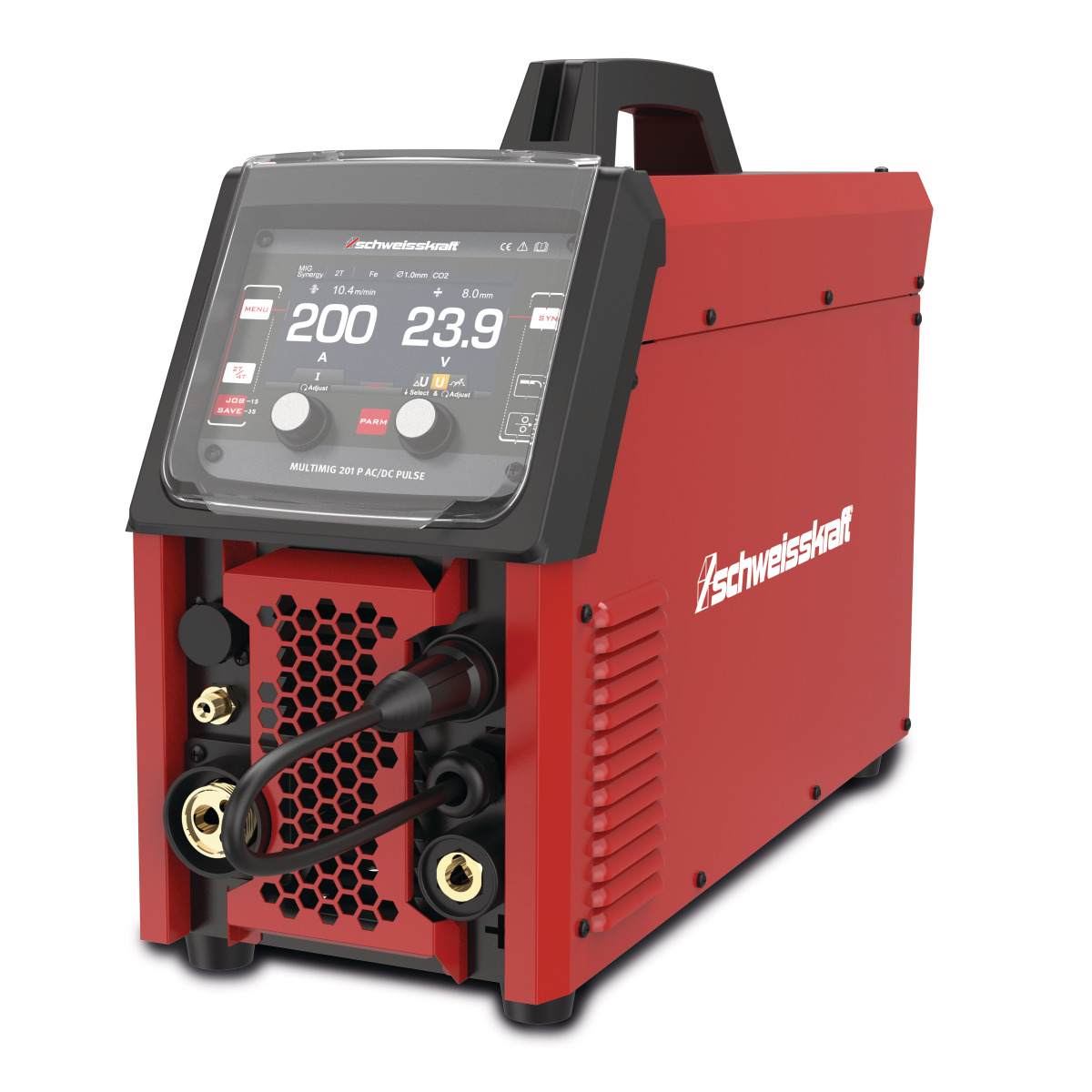 Schweisskraft MIG/MAG Inverter-Schweißgerät MULTIMIG 201 P AC/DC Pulse Produktbild img1 L