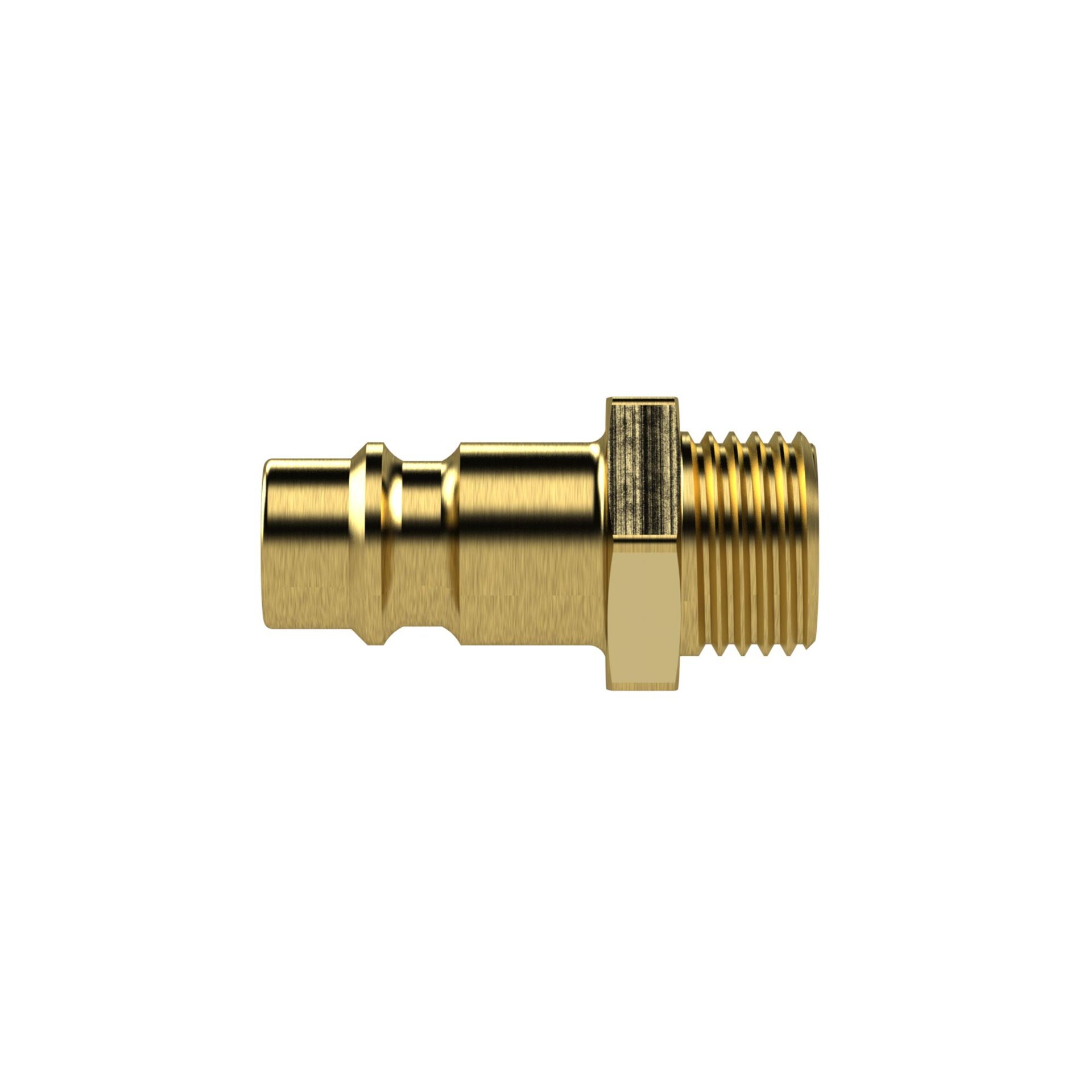RIEGLER Nippel für Kupplungen NW 7,2 - NW 7,8, Messing blank, G 1/8 AG Produktbild img4 L