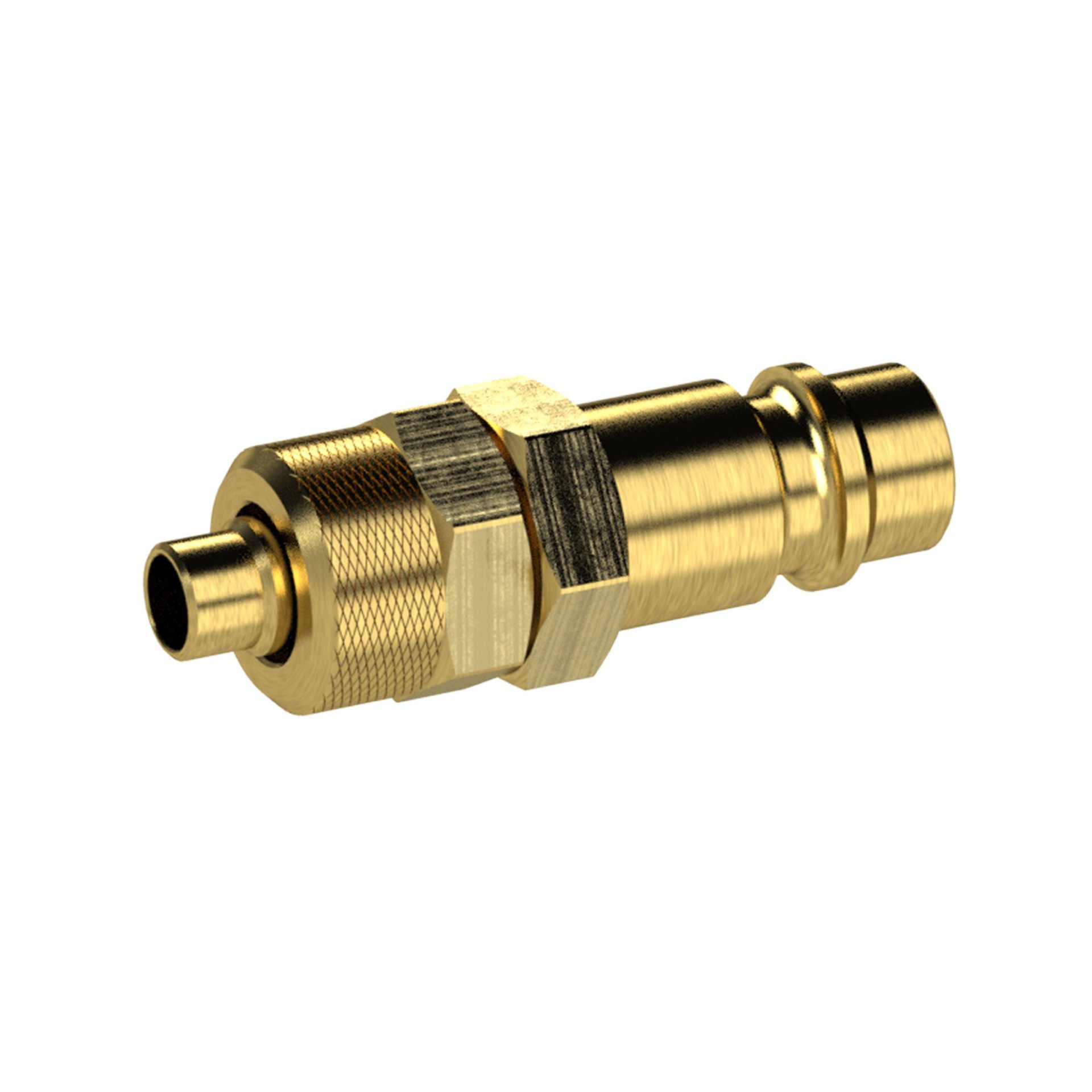 RIEGLER Nippel für Kupplungen NW 7,2 - NW 7,8, MS blank, für Schlauch 6x4 Produktbild img1 L