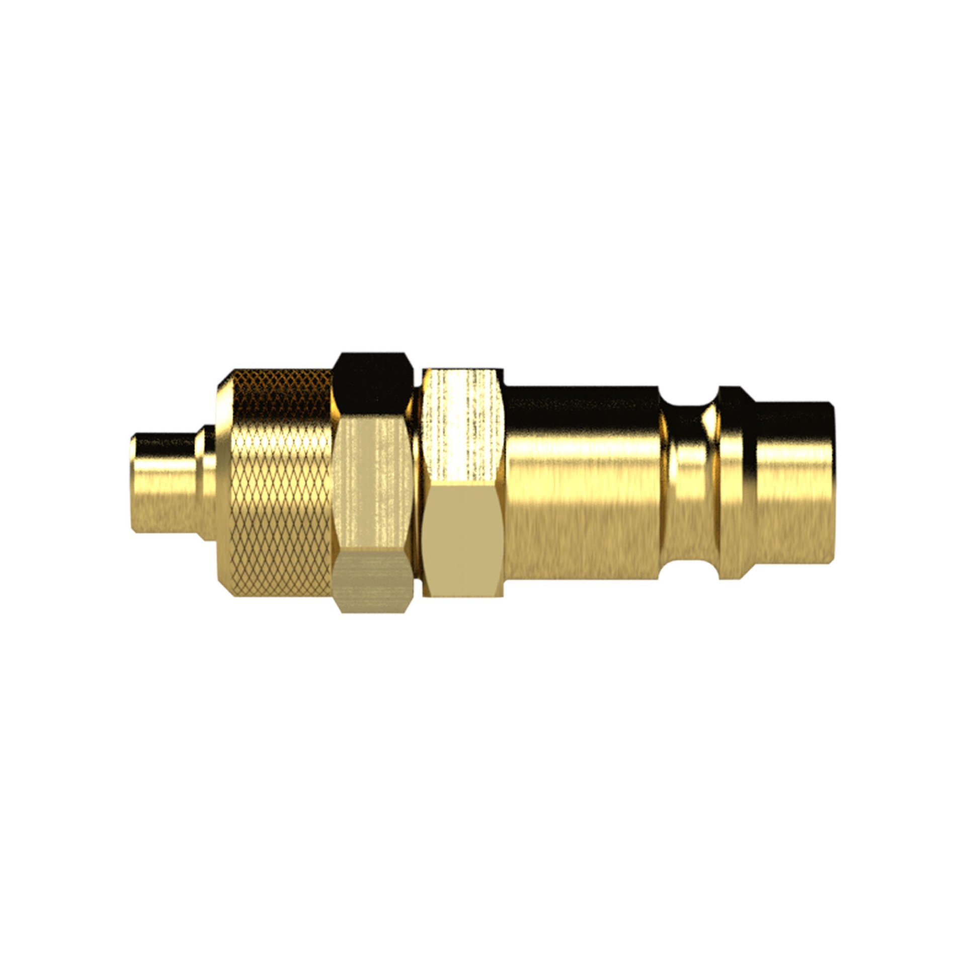 RIEGLER Nippel für Kupplungen NW 7,2 - NW 7,8, MS blank, für Schlauch 6x4 Produktbild img4 L