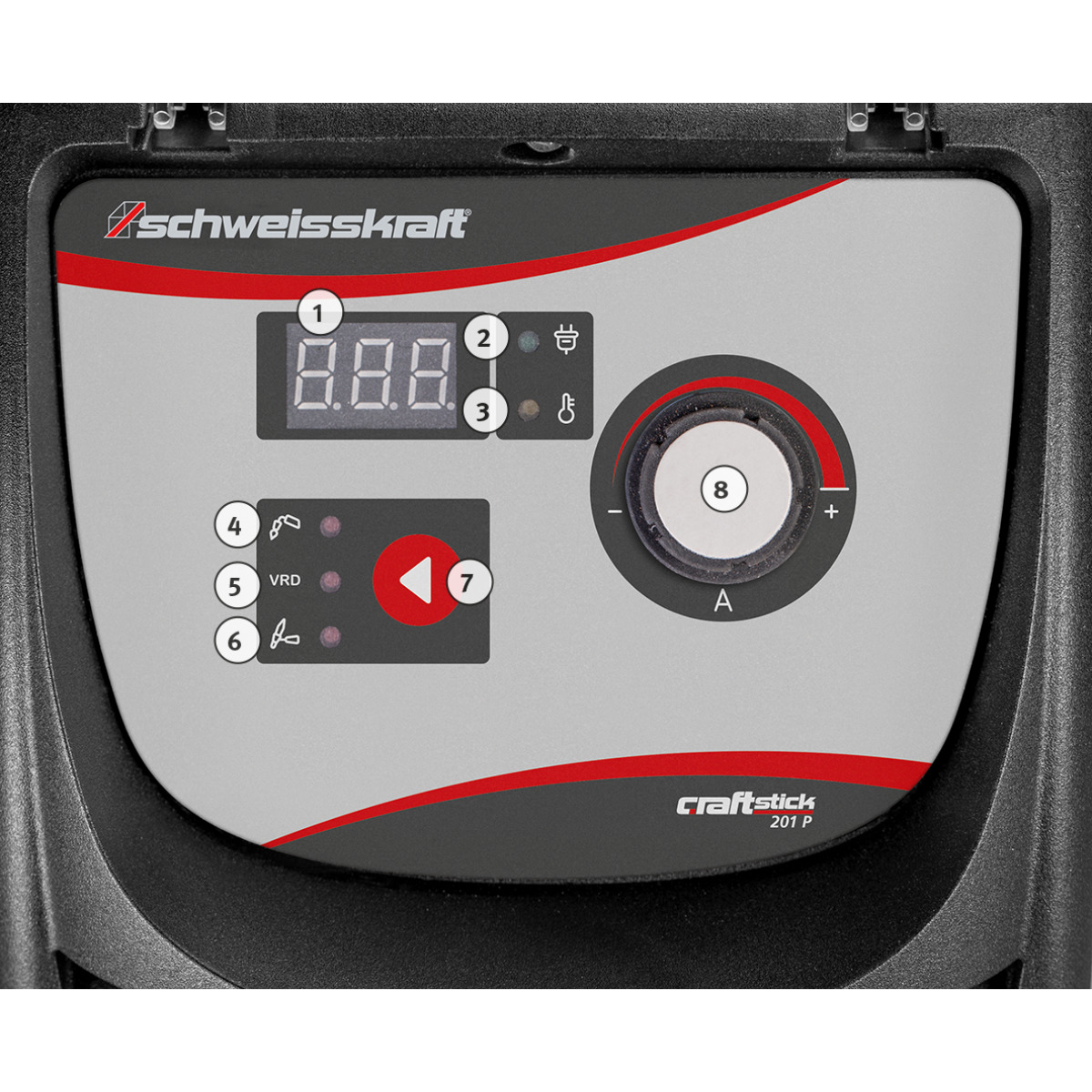 Schweisskraft Elektrodeninverter CRAFT-STICK 201P Produktbild img10 L