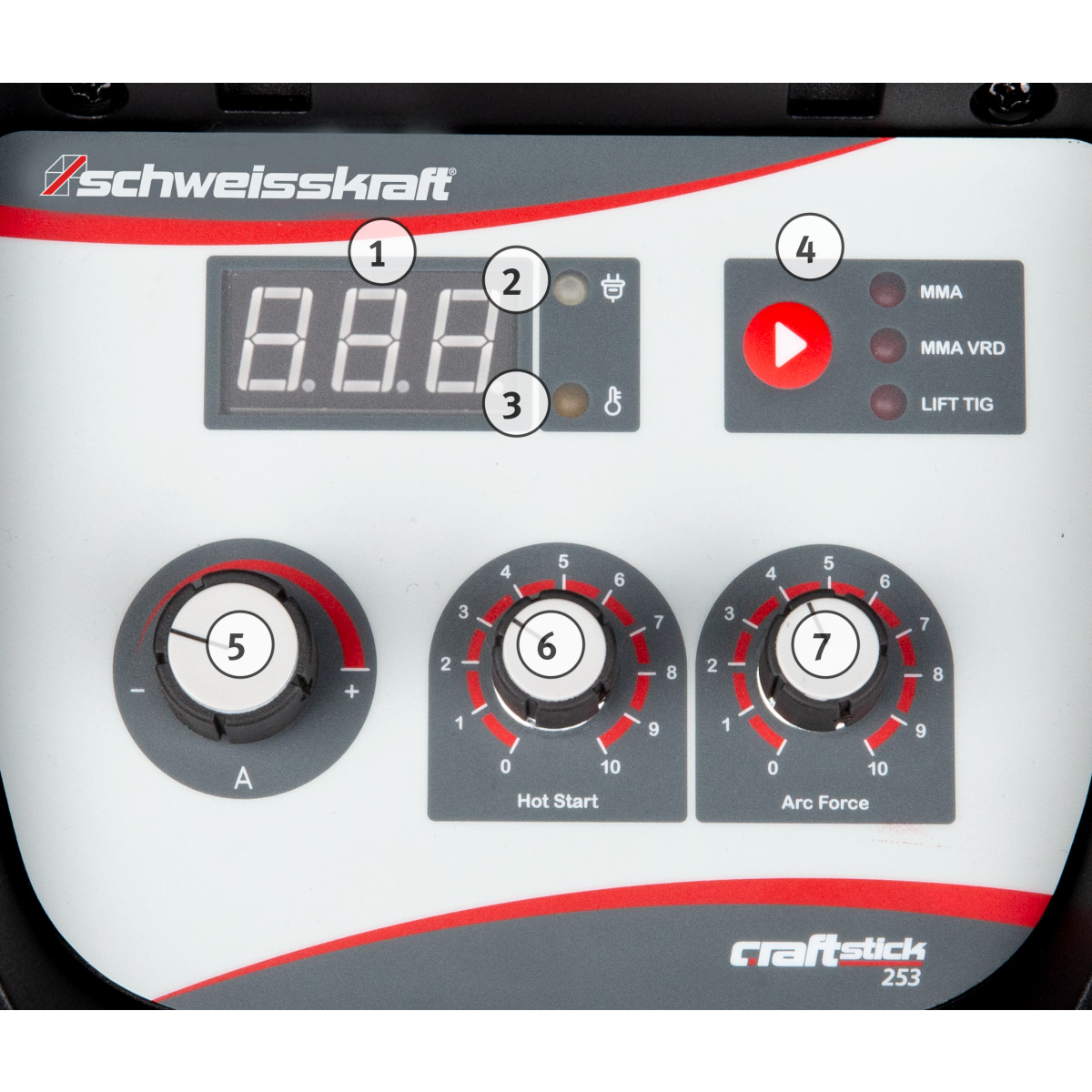 Schweisskraft Elektrodeninverter CRAFT-STICK 253 Produktbild img2 L