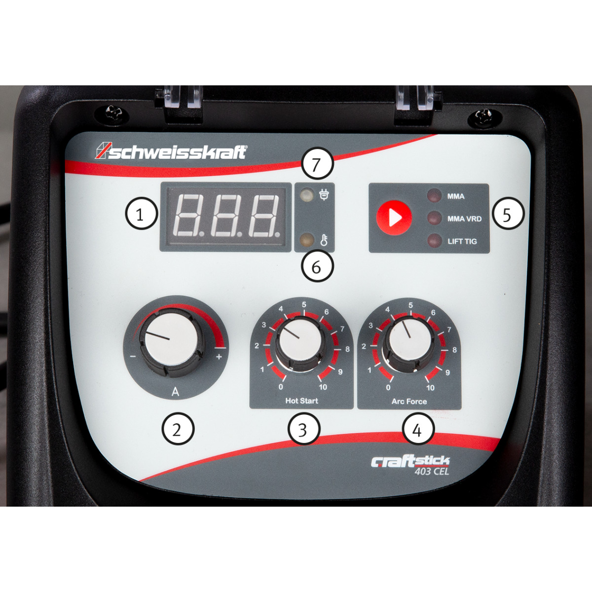 Schweisskraft Elektrodeninverter CRAFT-STICK 403 CEL Produktbild img2 L