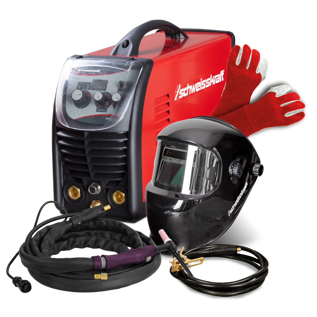 Schweisskraft WIG-Inverter EASY-TIG 181 DC Aktionsset Produktbild img1 L