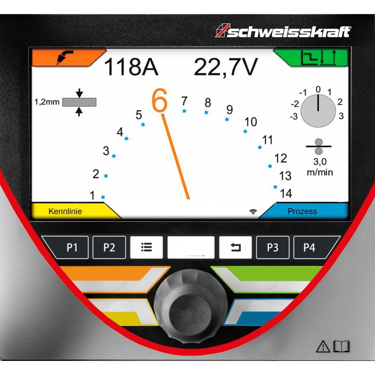 MIG/MAG Inverter-Schweißgerät Schweisskraft PRO-MIG.ARC 351 Produktbild img3 L
