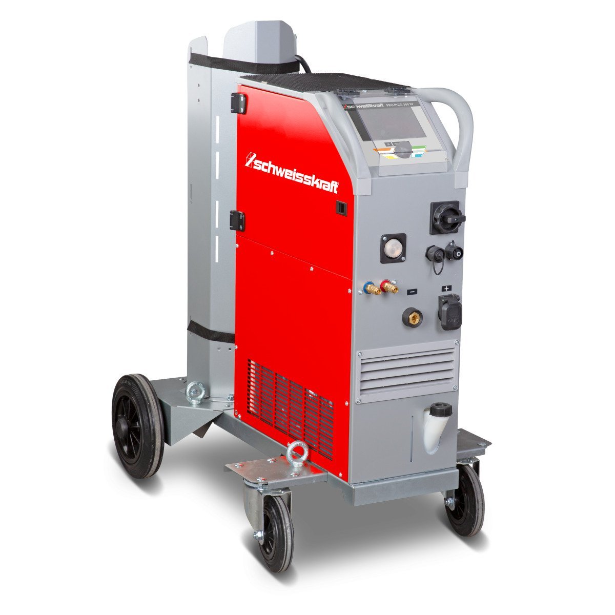 MIG/MAG-Impulsschweißgerät Schweisskraft PRO-PULS 300 W (Fahrwagen Profi, Bedienfeld unten) Produktbild img2 L