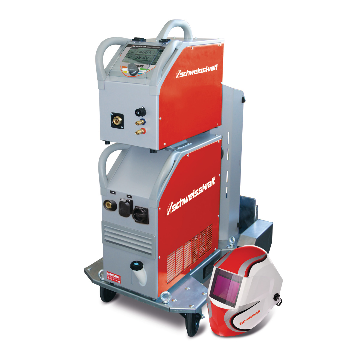 Schweisskraft MIG/MAG-Impulsschweißgerät PRO-PULS 400 WS (FW Profi, BF oben) Set Produktbild img1 L