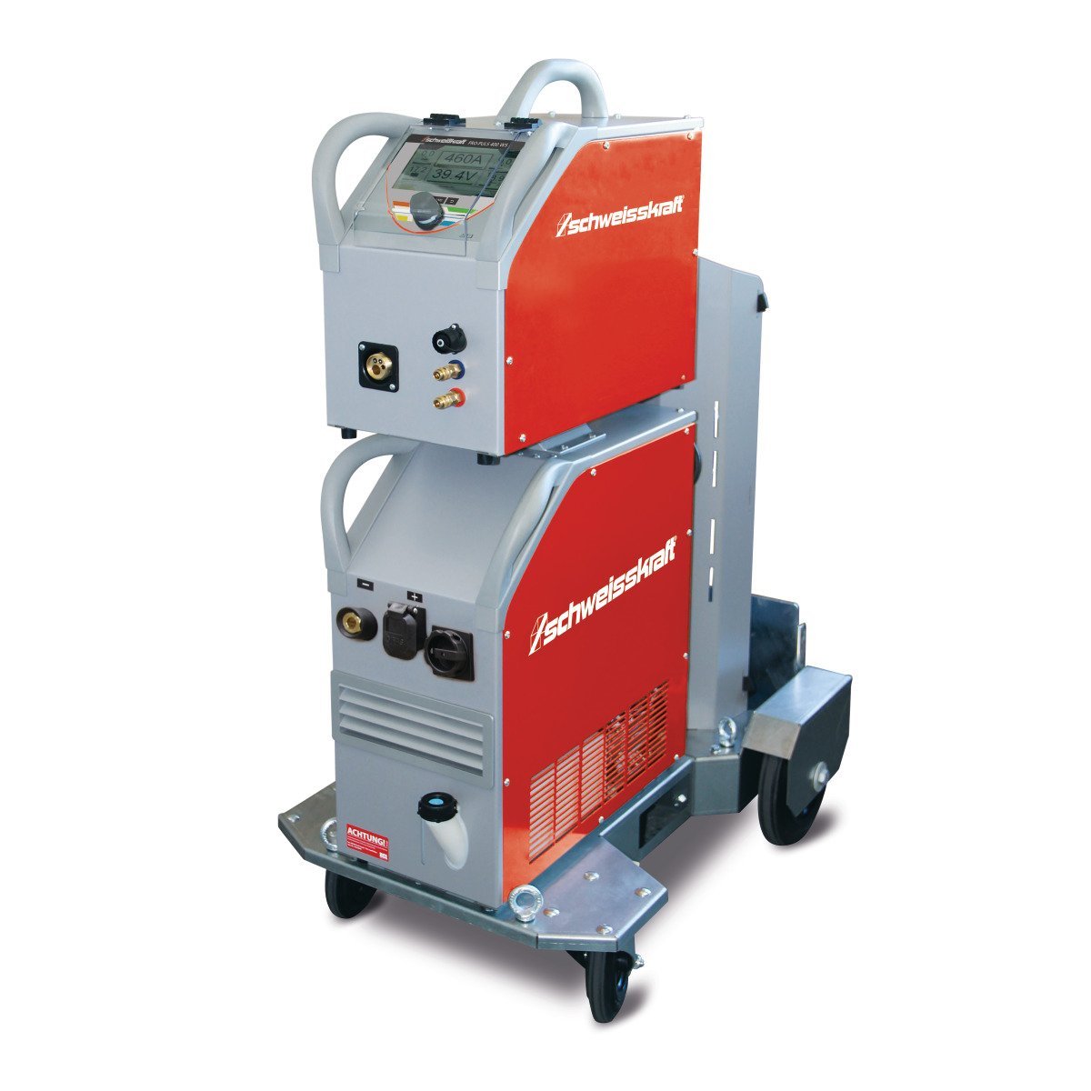 MIG/MAG-Impulsschweißgerät Schweisskraft PRO-PULS 400 WS (Fahrwagen Profi, Bedienfeld oben) Produktbild img1 L