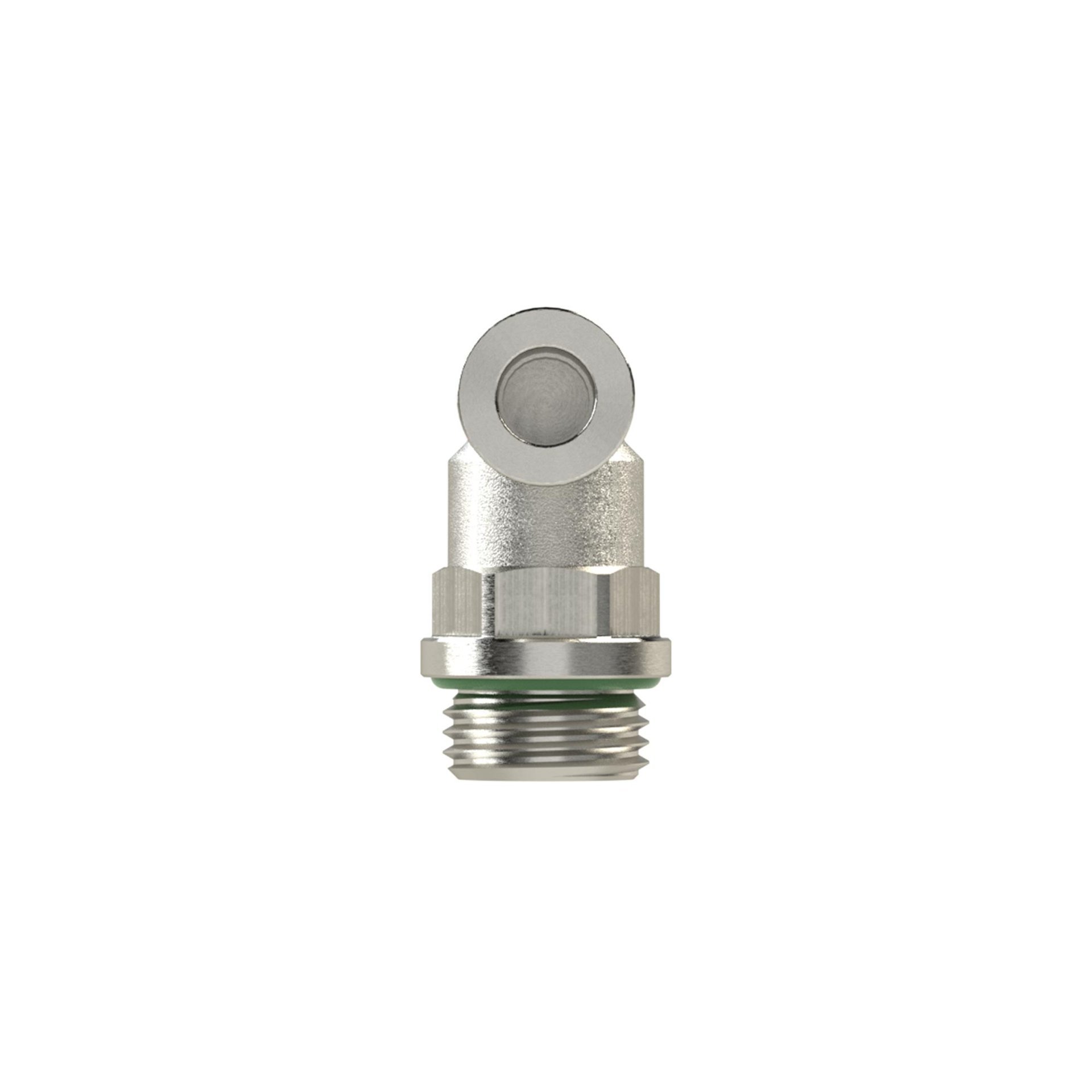 RIEGLER L-Steckverschraubung »metallica« drehbar, G 1/2 a., Schlauch-Ø 10 Produktbild img4 L
