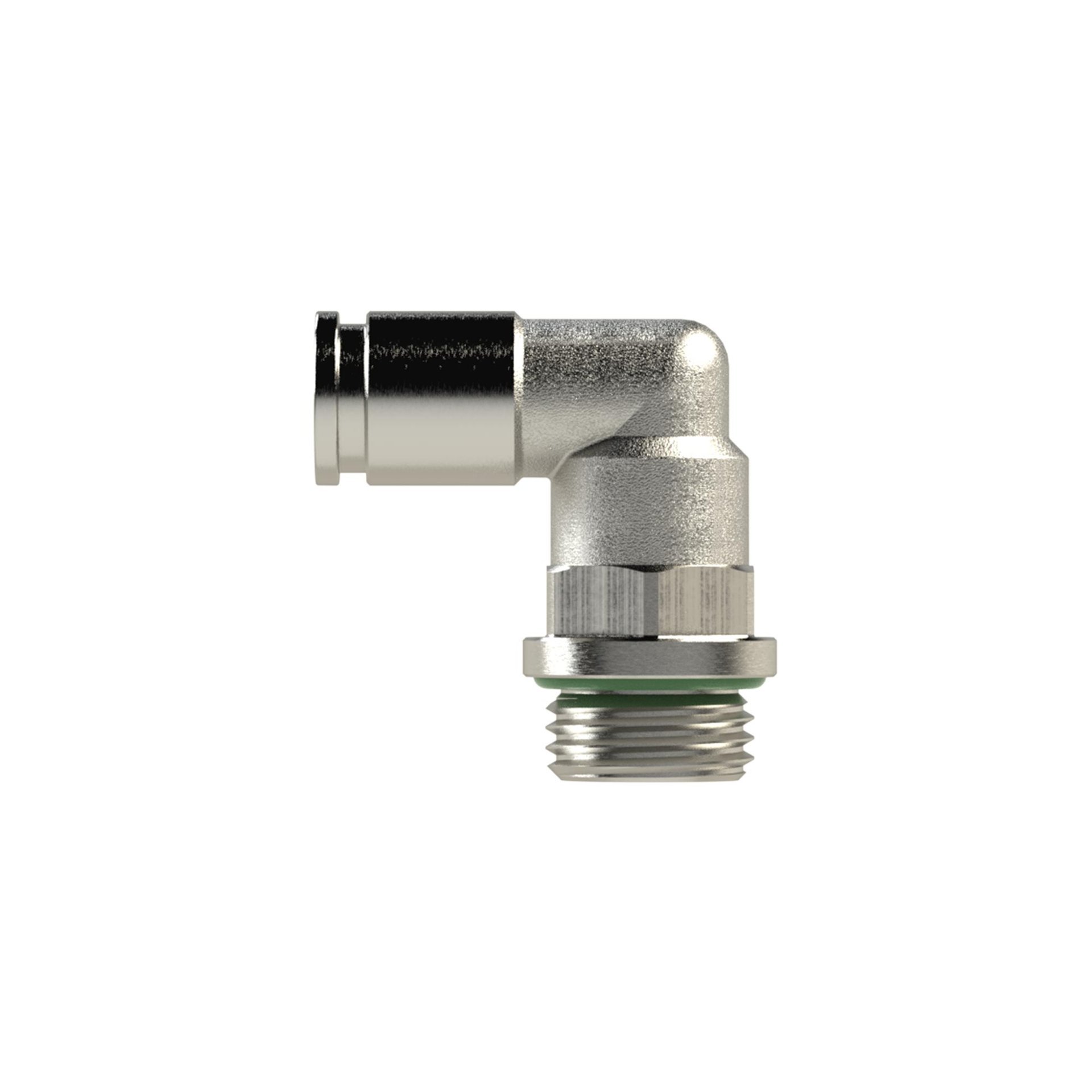 RIEGLER L-Steckverschraubung »metallica« drehbar, G 1/2 a., Schlauch-Ø 10 Produktbild img5 L