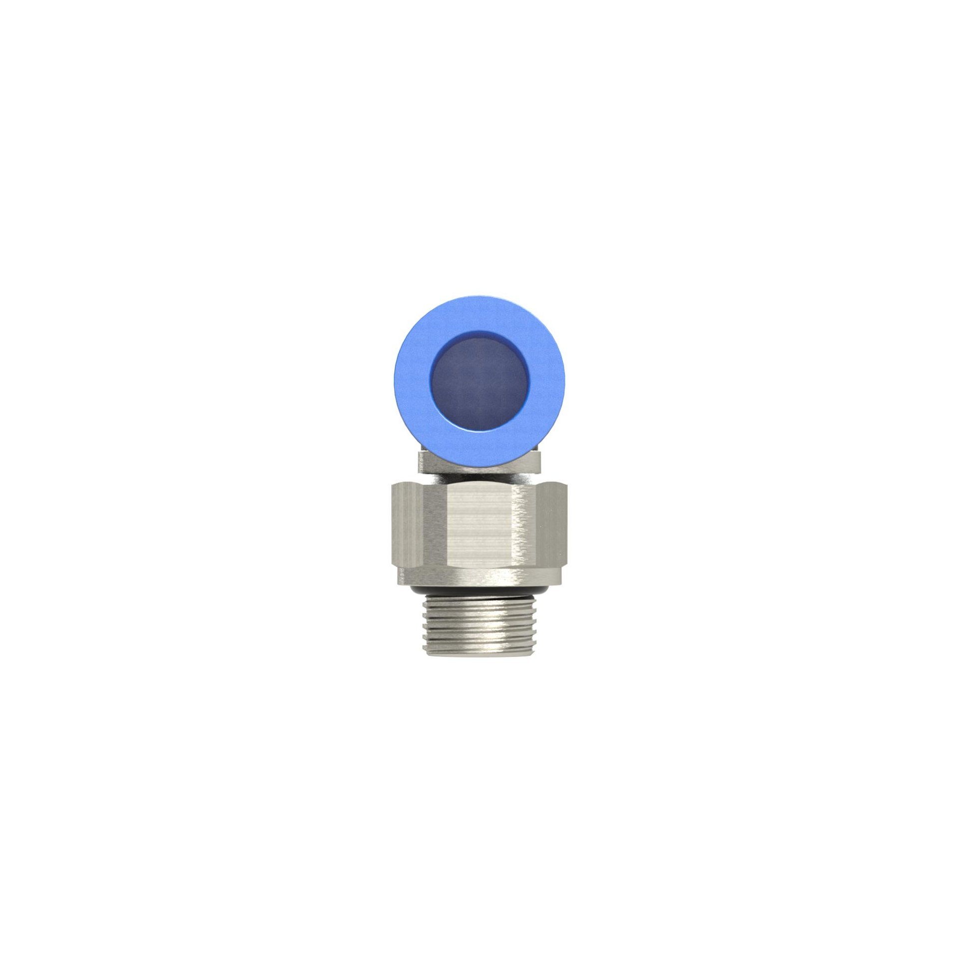 RIEGLER L-Steckverschraubung »Blaue Serie«, drehbar, G 1/4 außen, Ø 12 mm Produktbild img4 L