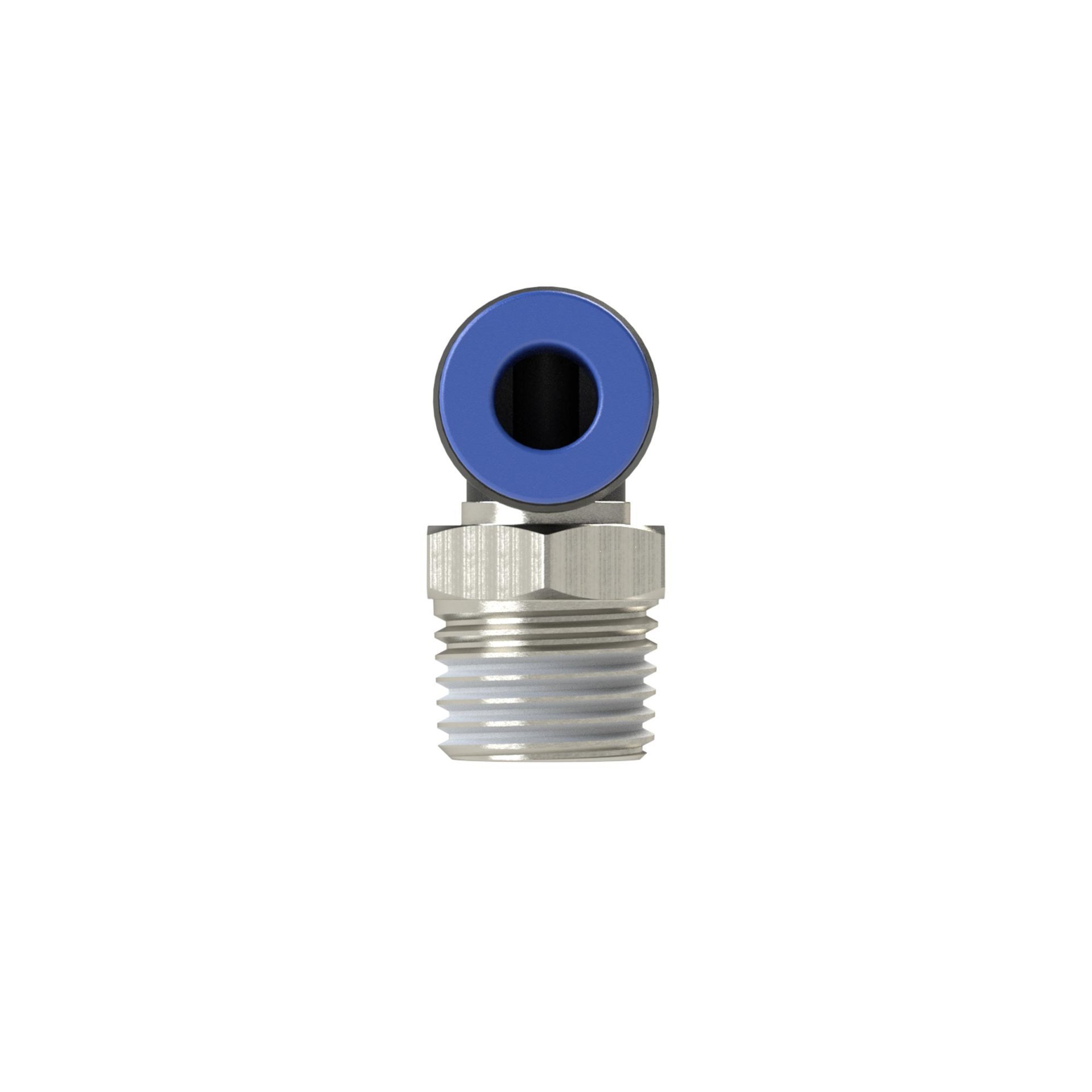 RIEGLER L-Steckverschraubung »Blaue Serie«, drehbar, R 1/2 außen, Ø 14 mm Produktbild img4 L