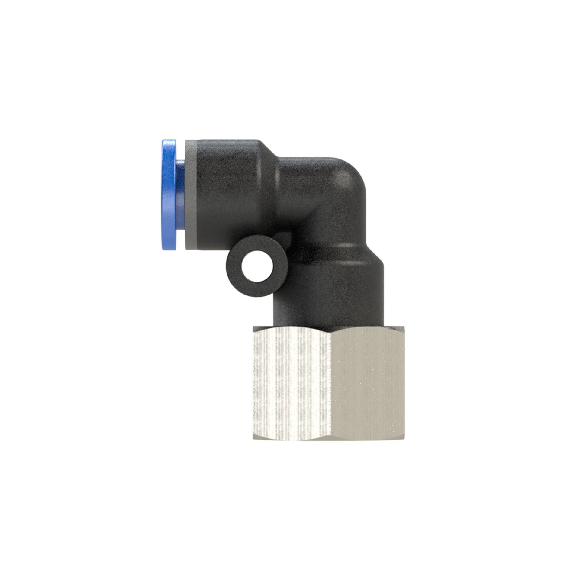 RIEGLER L-Steckverschraubung »Blaue Serie«, drehbar, M5 innen, Ø 6 mm Produktbild img5 L