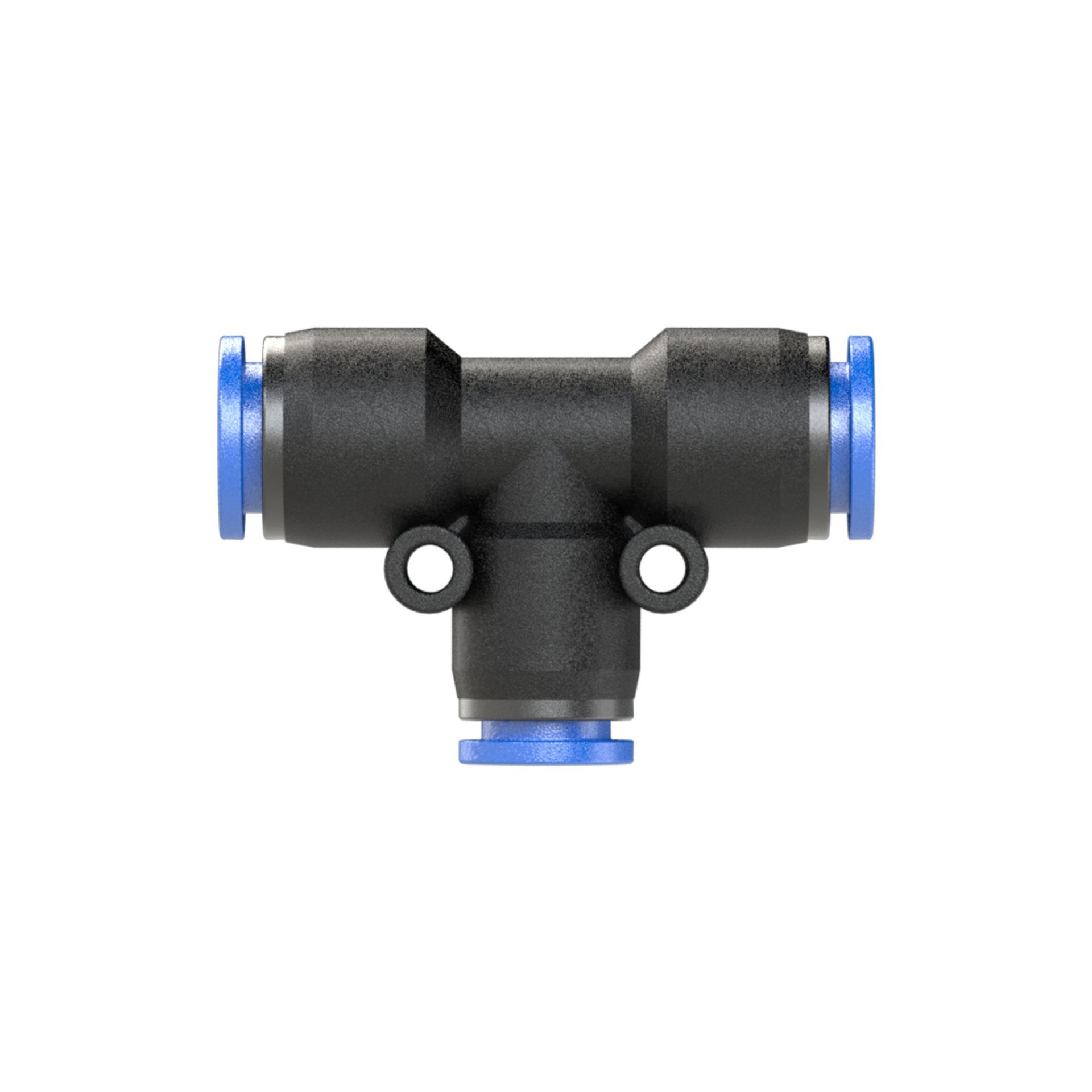 RIEGLER T-Steckverbindung »Blaue Serie« reduzierend, Schlauch-Ø 2x12/1x10 Produktbild img4 L