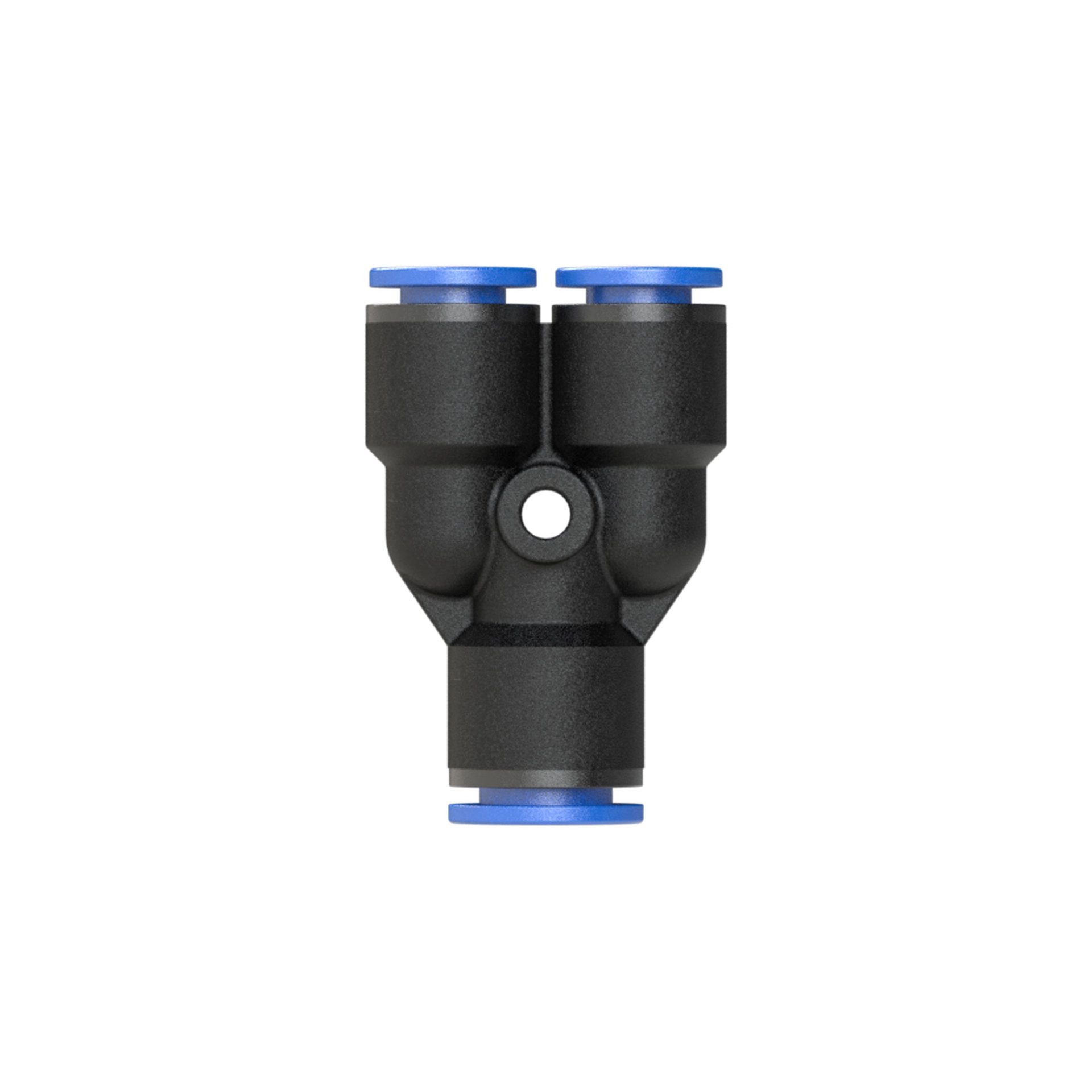RIEGLER Y-Steckverbindung »Blaue Serie« reduzierend, Schlauch-Ø 1x12/2x10 Produktbild img4 L