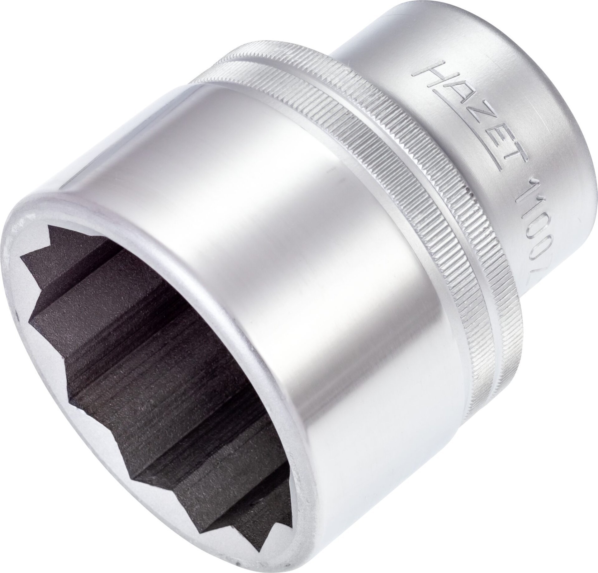 HAZET Steckschlüsseleinsatz 1100Z-50 ∙ 1 Zoll (25 mm) Vierkant hohl ∙ Außen Doppelsechskant Profil ∙ SW 50 mm Produktbild img1 L