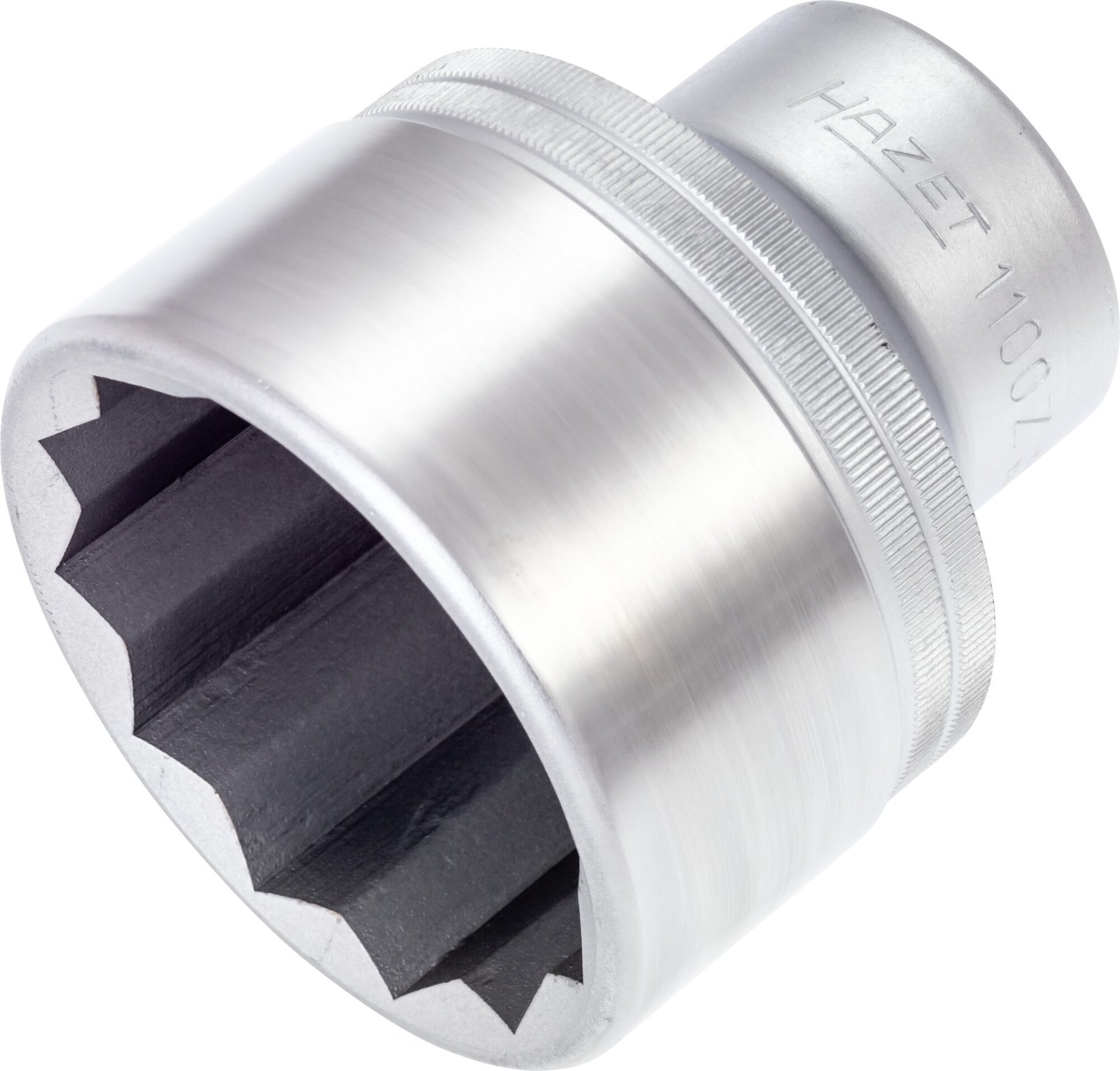 HAZET Steckschlüsseleinsatz 1100Z-60 ∙ 1 Zoll (25 mm) Vierkant hohl ∙ Außen Doppelsechskant Profil ∙ SW 60 mm Produktbild img1 L