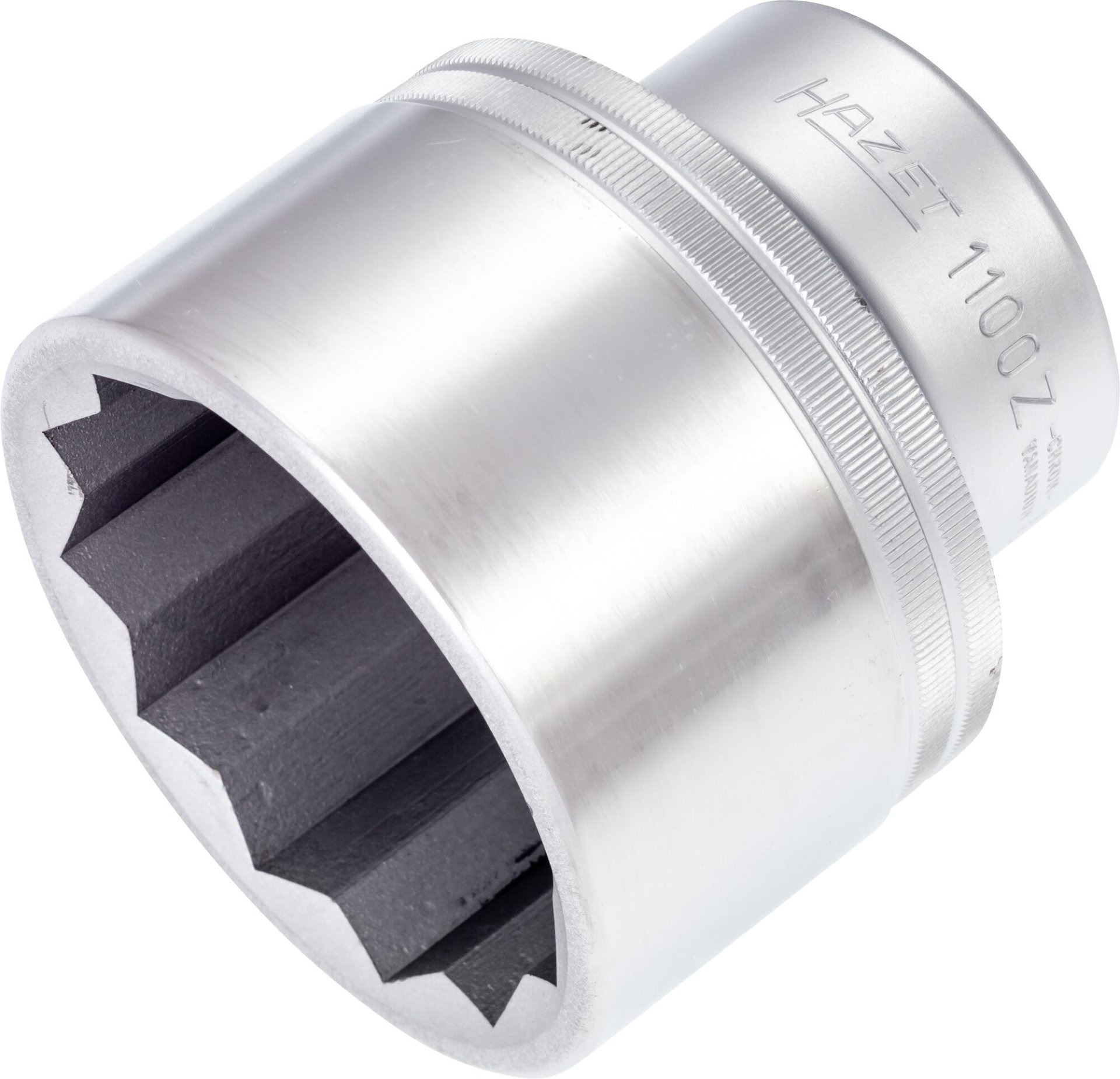 HAZET Steckschlüsseleinsatz 1100Z-65 ∙ 1 Zoll (25 mm) Vierkant hohl ∙ Außen Doppelsechskant Profil ∙ SW 65 mm Produktbild img1 L