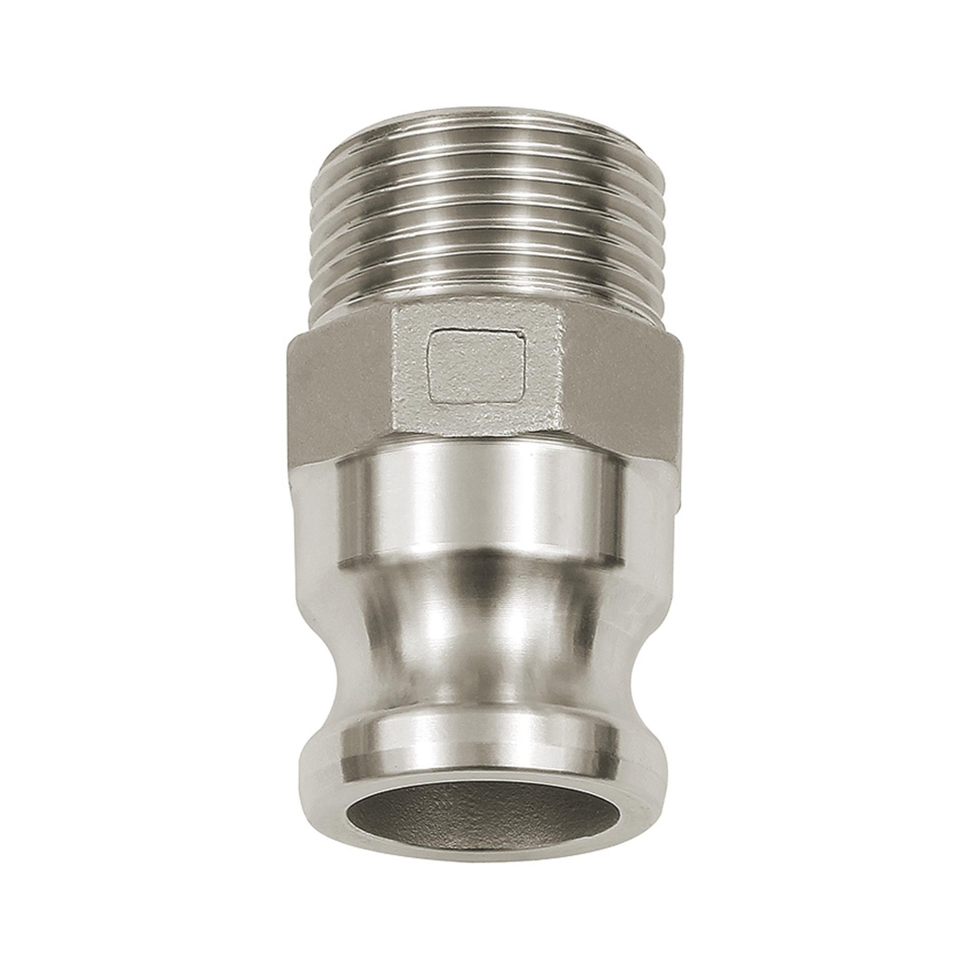 RIEGLER Kamlok-Schnellkupplungsstecker mit AG, Typ F, Alu, R 3/4 Produktbild img1 L