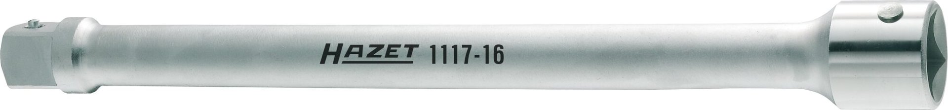 HAZET Verlängerung 1117-16 ∙ 1 Zoll (25 mm) Vierkant hohl ∙ 1 Zoll (25 mm) Vierkant massiv ∙ Länge: 400 mm Produktbild img1 L