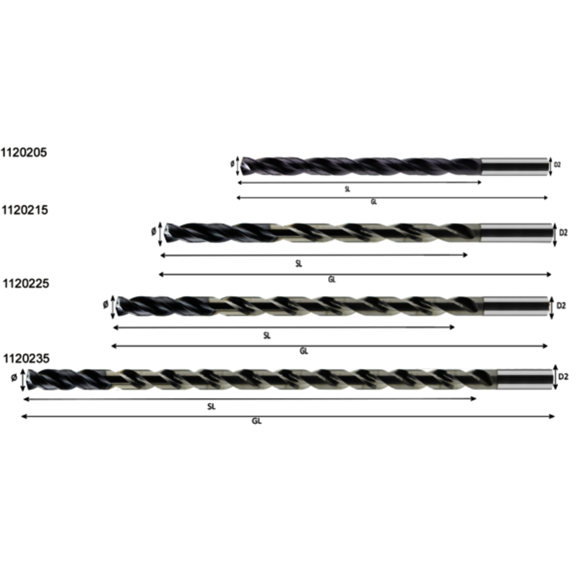 Hochleistungs-Tieflochbohrer 12xD IK D=9mm Produktbild img1 L