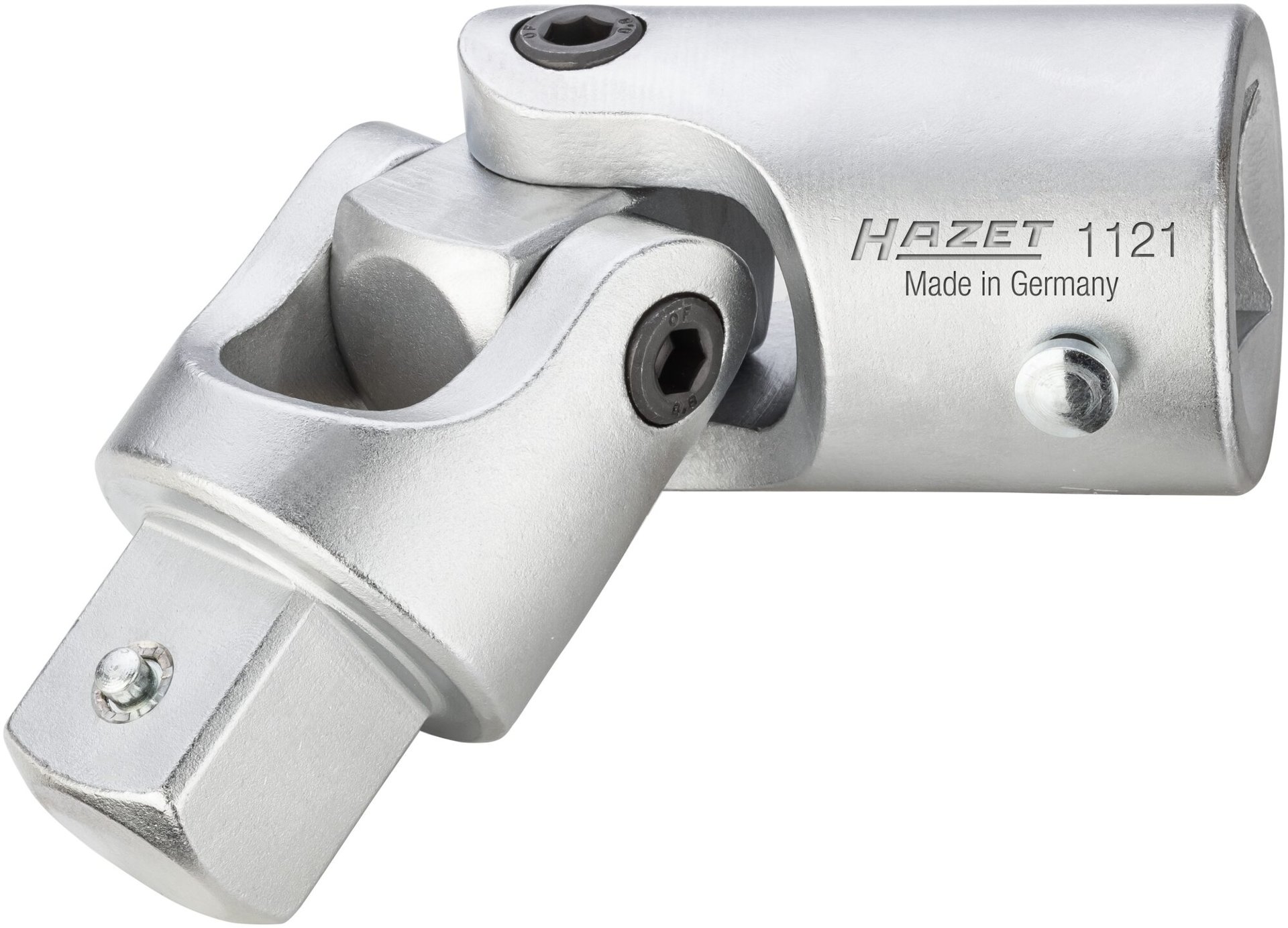 HAZET Universalgelenk 1121 ∙ 1 Zoll (25 mm) Vierkant hohl ∙ 1 Zoll (25 mm) Vierkant massiv ∙ Länge: 144 mm Produktbild img1 L
