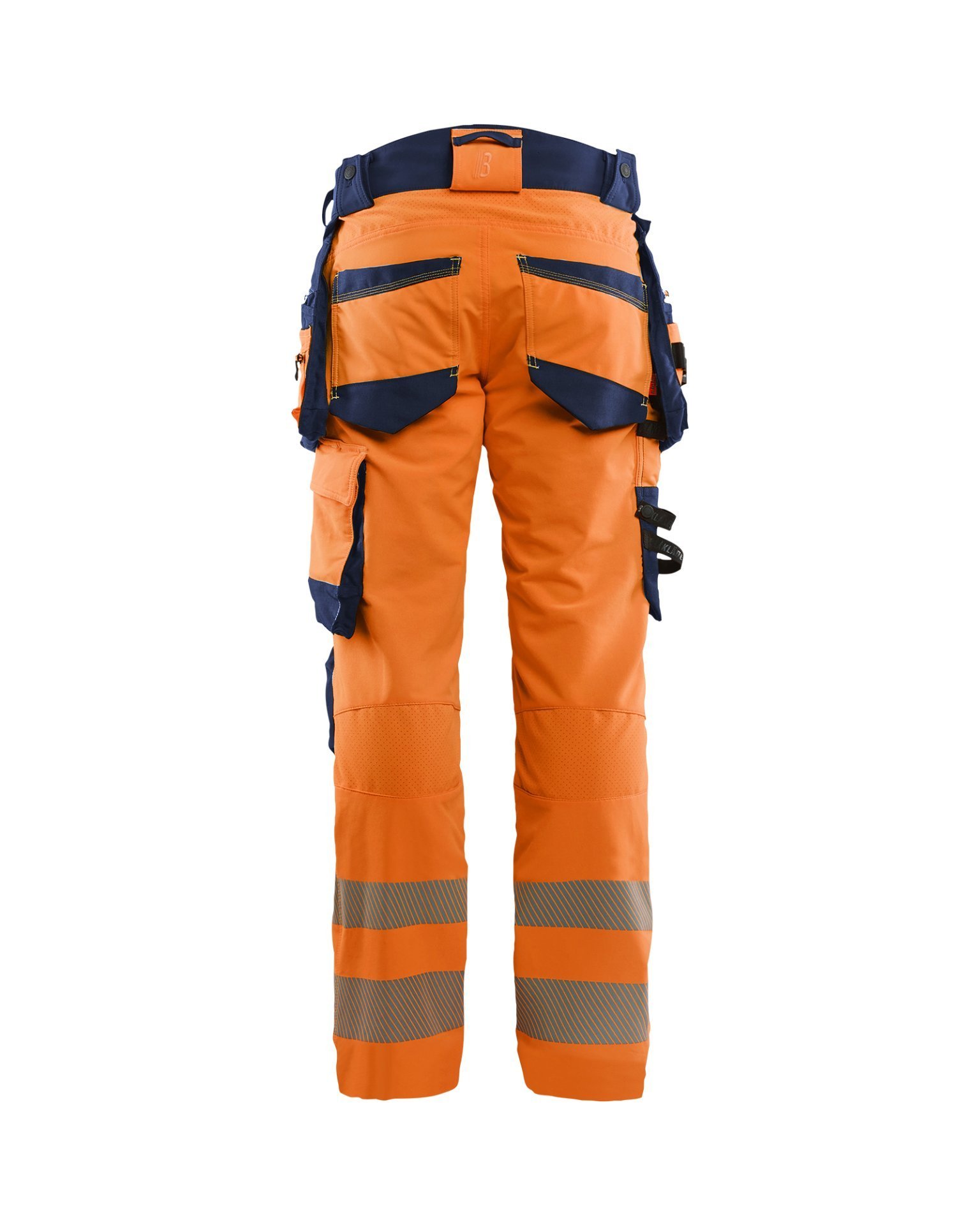 High Vis Hose 4-Wege-Stretch High Vis Orange/Marineblau C94 Produktbild img2 L