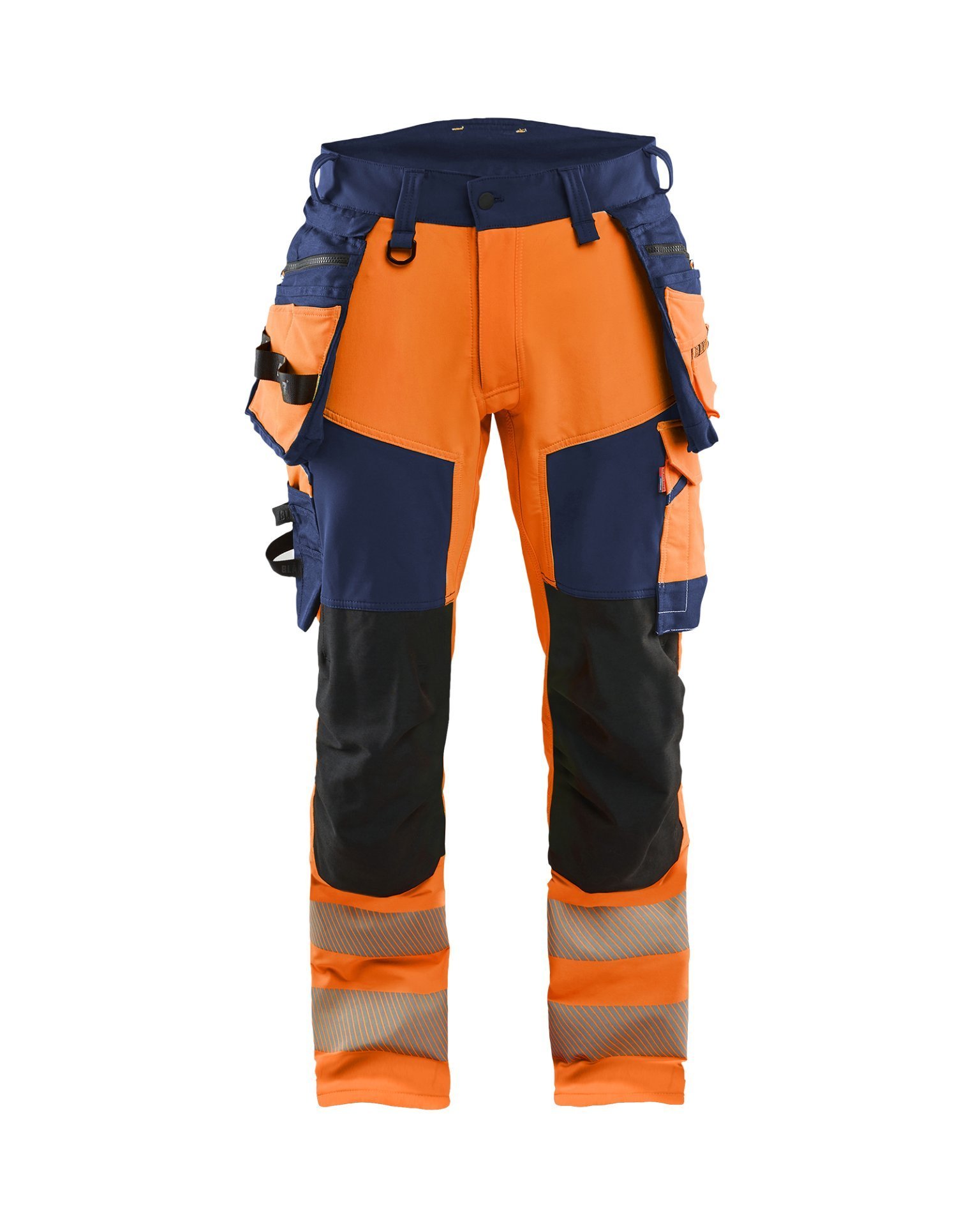 High Vis Hose 4-Wege-Stretch High Vis Orange/Marineblau C94 Produktbild img1 L