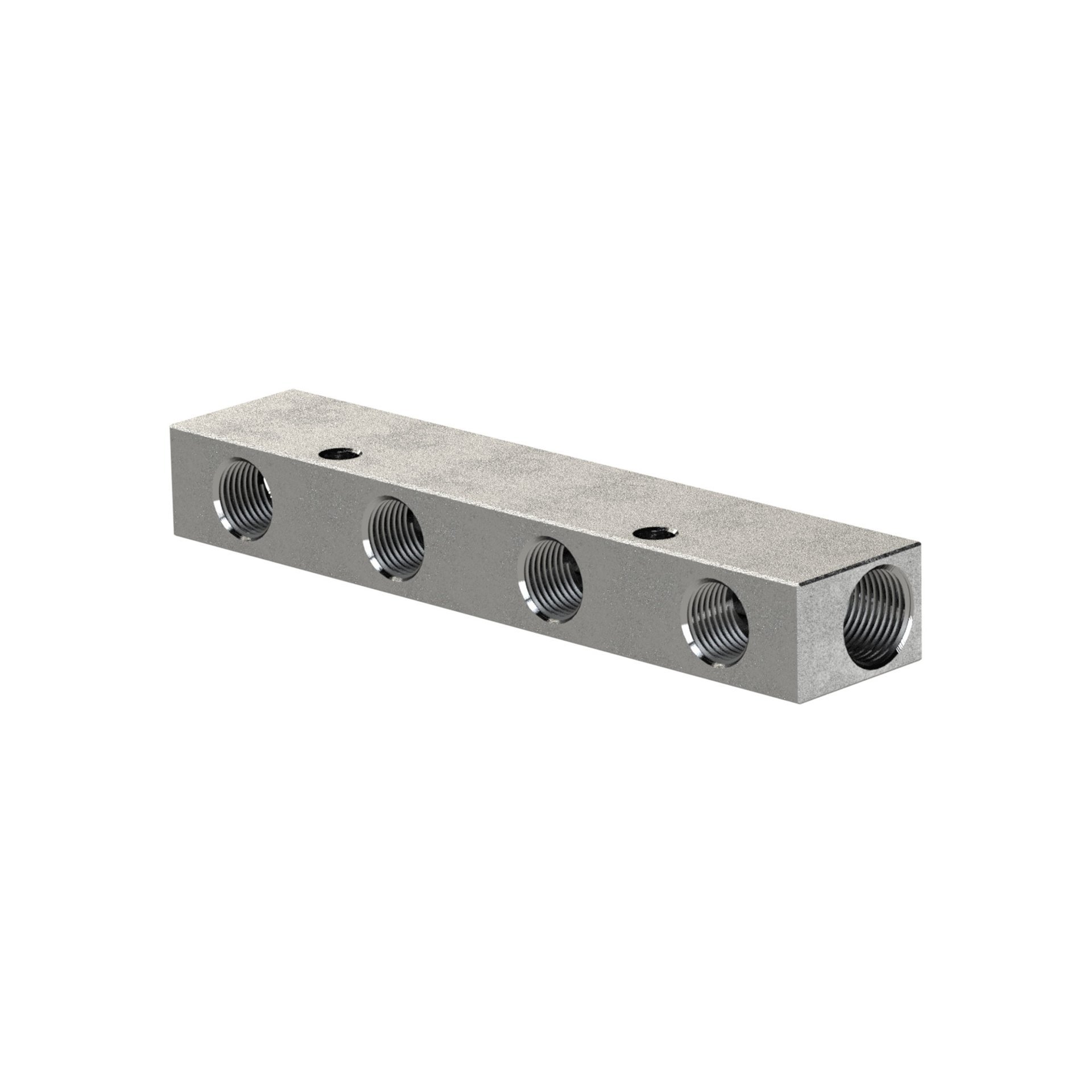 RIEGLER Verteilerleiste, Abgänge einseitig, Eingang 2x3/8, Ausgang 3x1/8 Produktbild img1 L